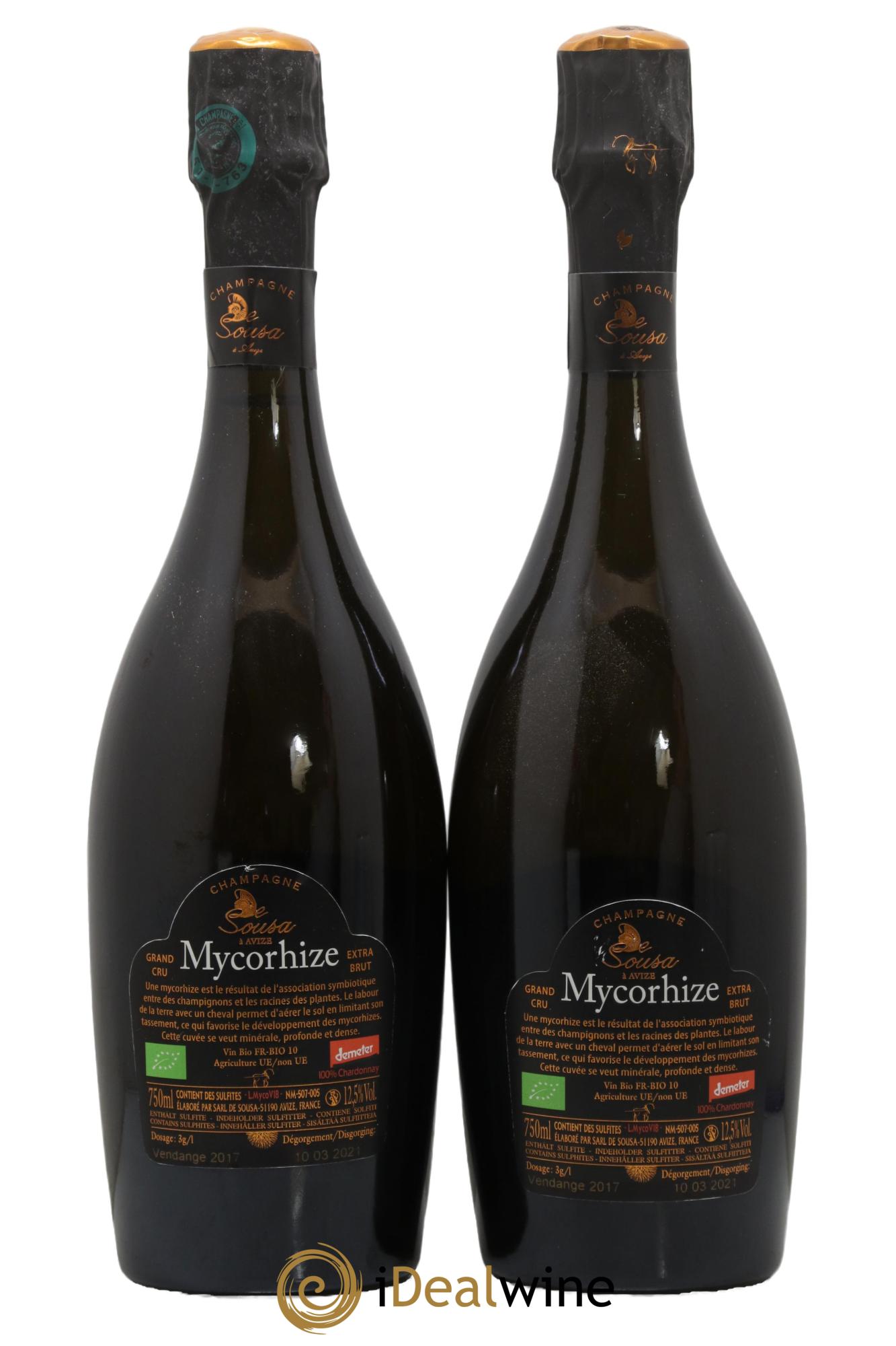 Champagne Mycorhize Maison De Sousa 2017 - Lotto di 2 bottiglie - 1