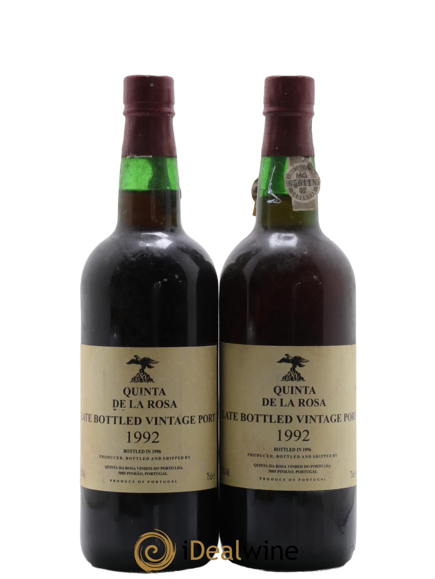 Porto LBV Quinta de La Rosa 1992 - Lot of 2 bottles - 0