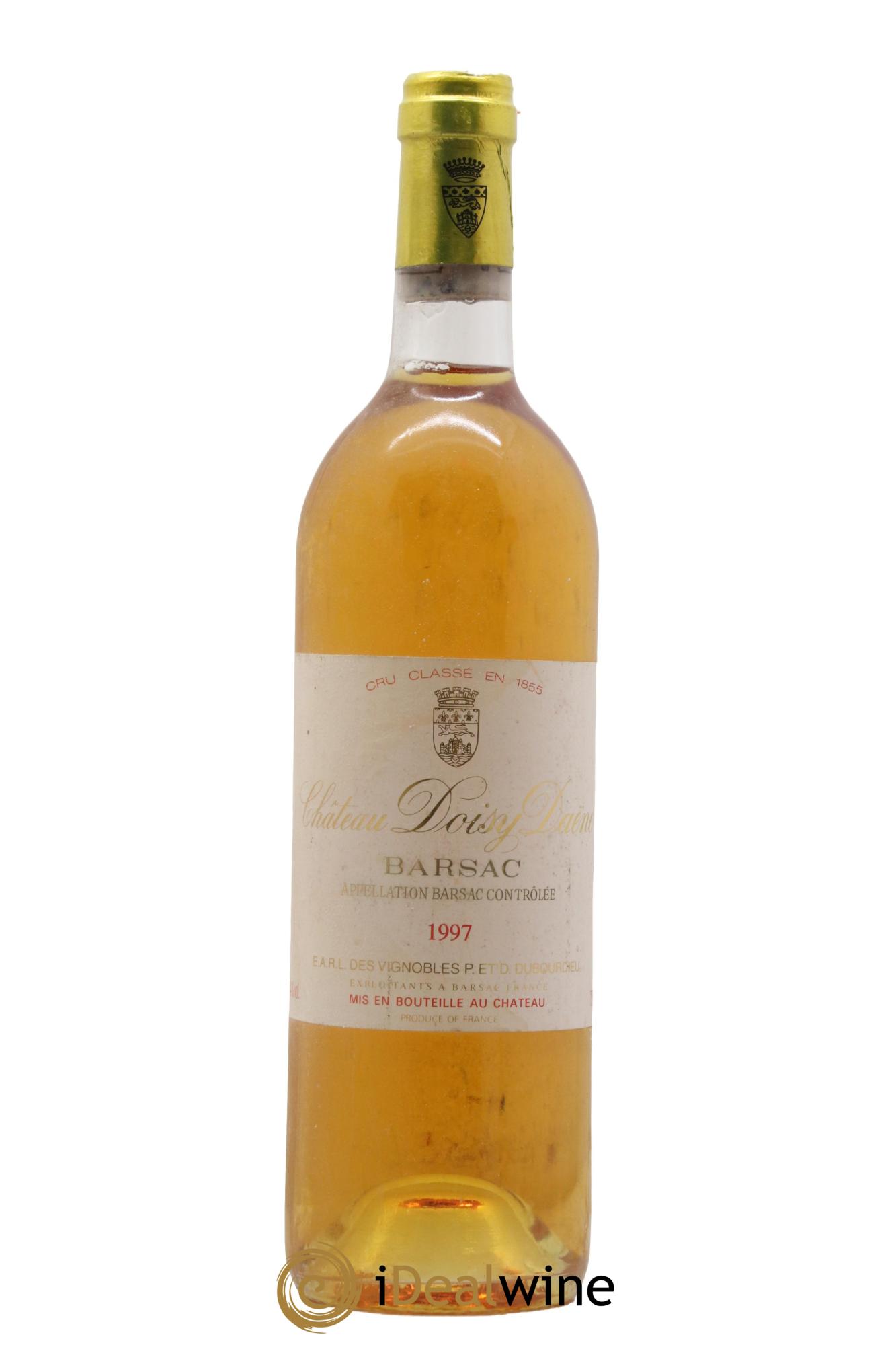 Château Doisy Daëne 2ème Grand Cru Classé 1997 - Lot de 1 bouteille - 0