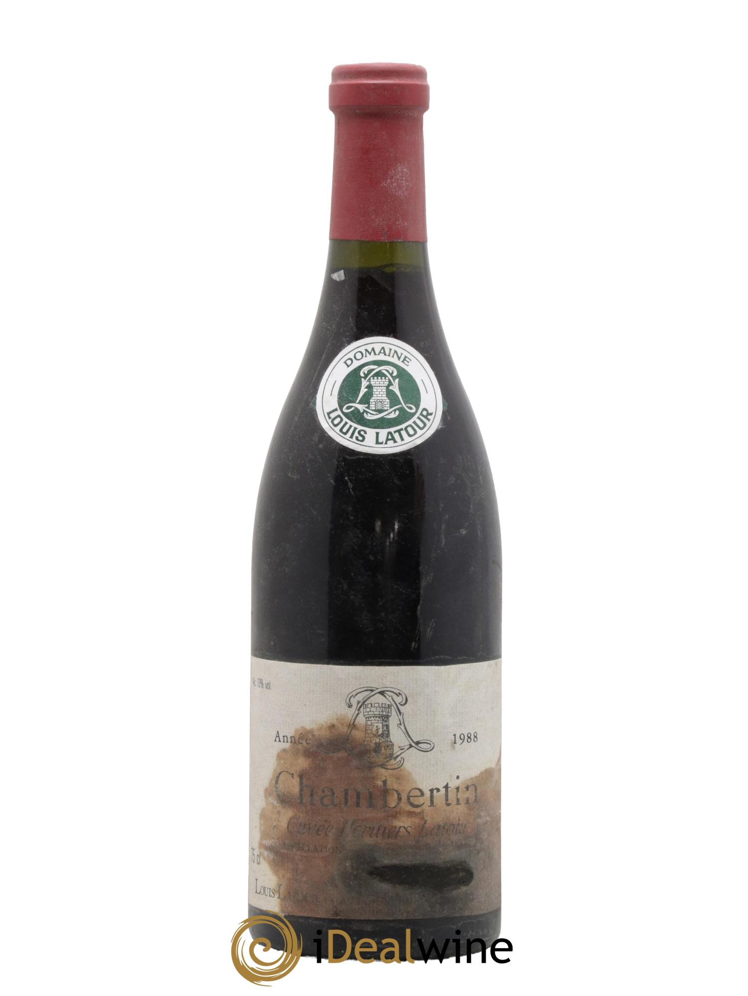 Chambertin Grand Cru Cuvée Héritiers Latour Louis Latour 1988 - Lot of 1 bottle - 0