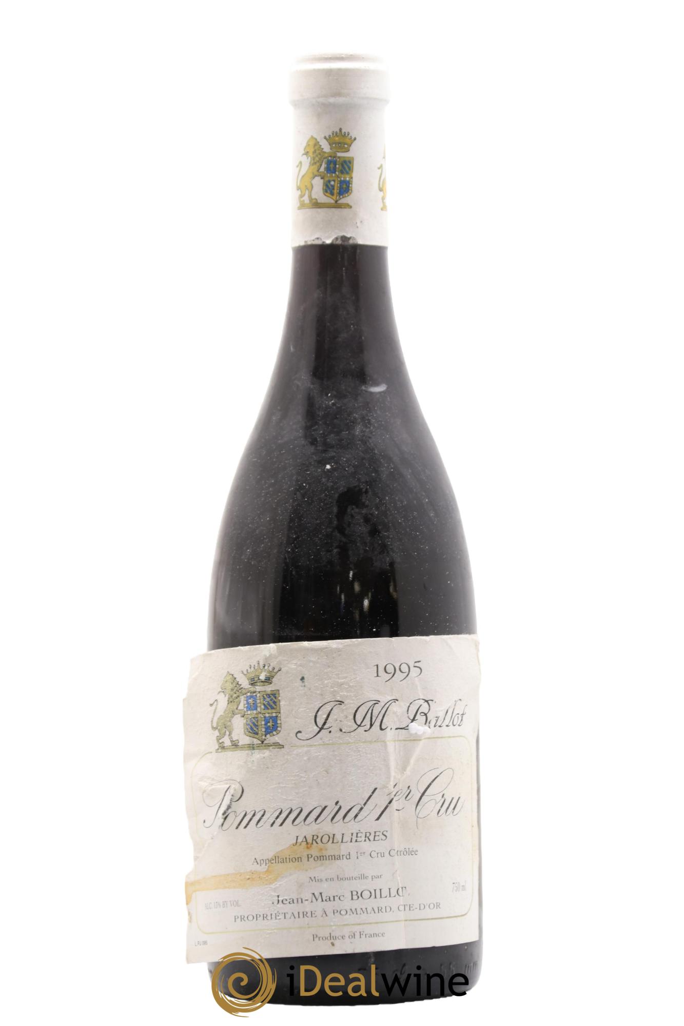 Pommard 1er Cru Jarollières Jean-Marc Boillot 1995 - Lot de 1 bouteille - 0