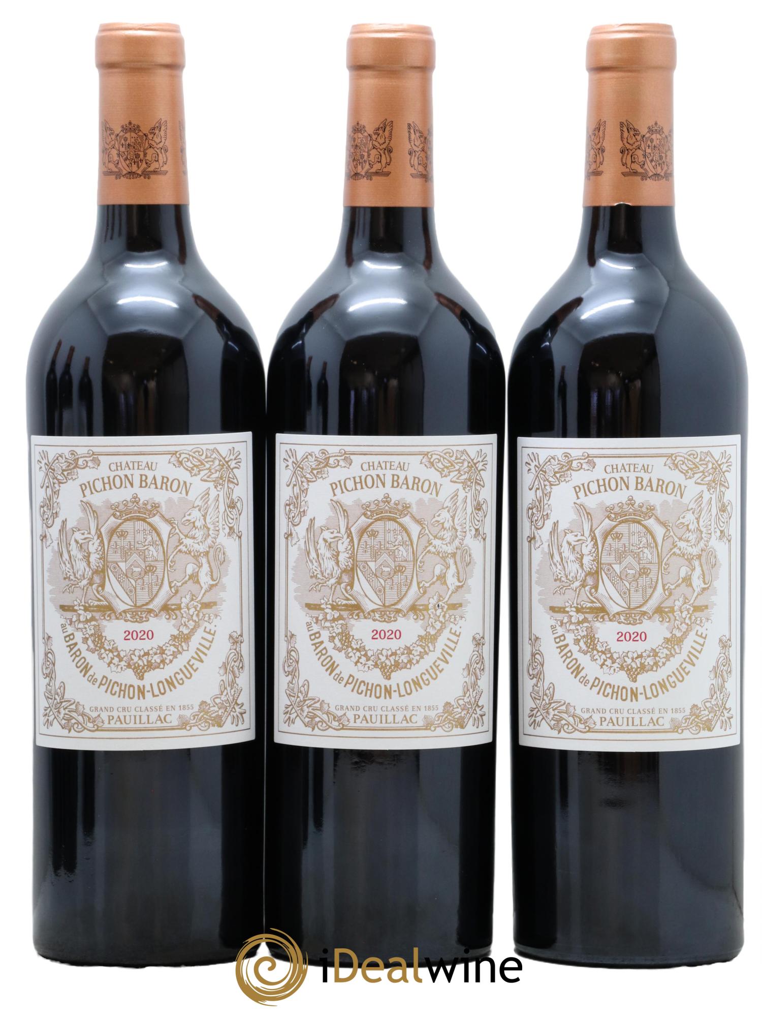 Pichon Longueville Baron 2ème Grand Cru Classé 2020 - Lotto di 6 bottiglie - 1