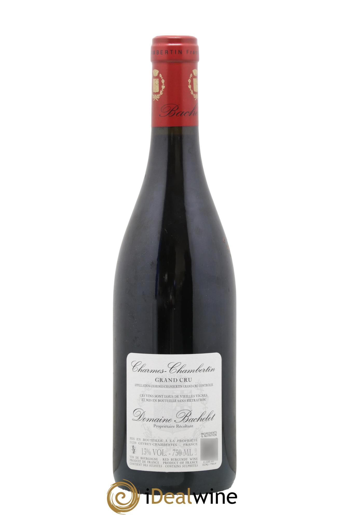 Charmes-Chambertin Grand Cru Vieilles Vignes Denis Bachelet (Domaine) 2022 - Lot de 1 bouteille - 1