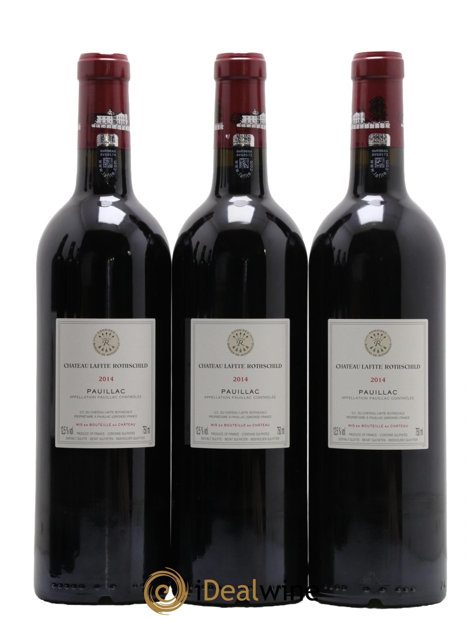 Château Lafite Rothschild 1er Grand Cru Classé 2014 - Lot de 6 bouteilles - 2