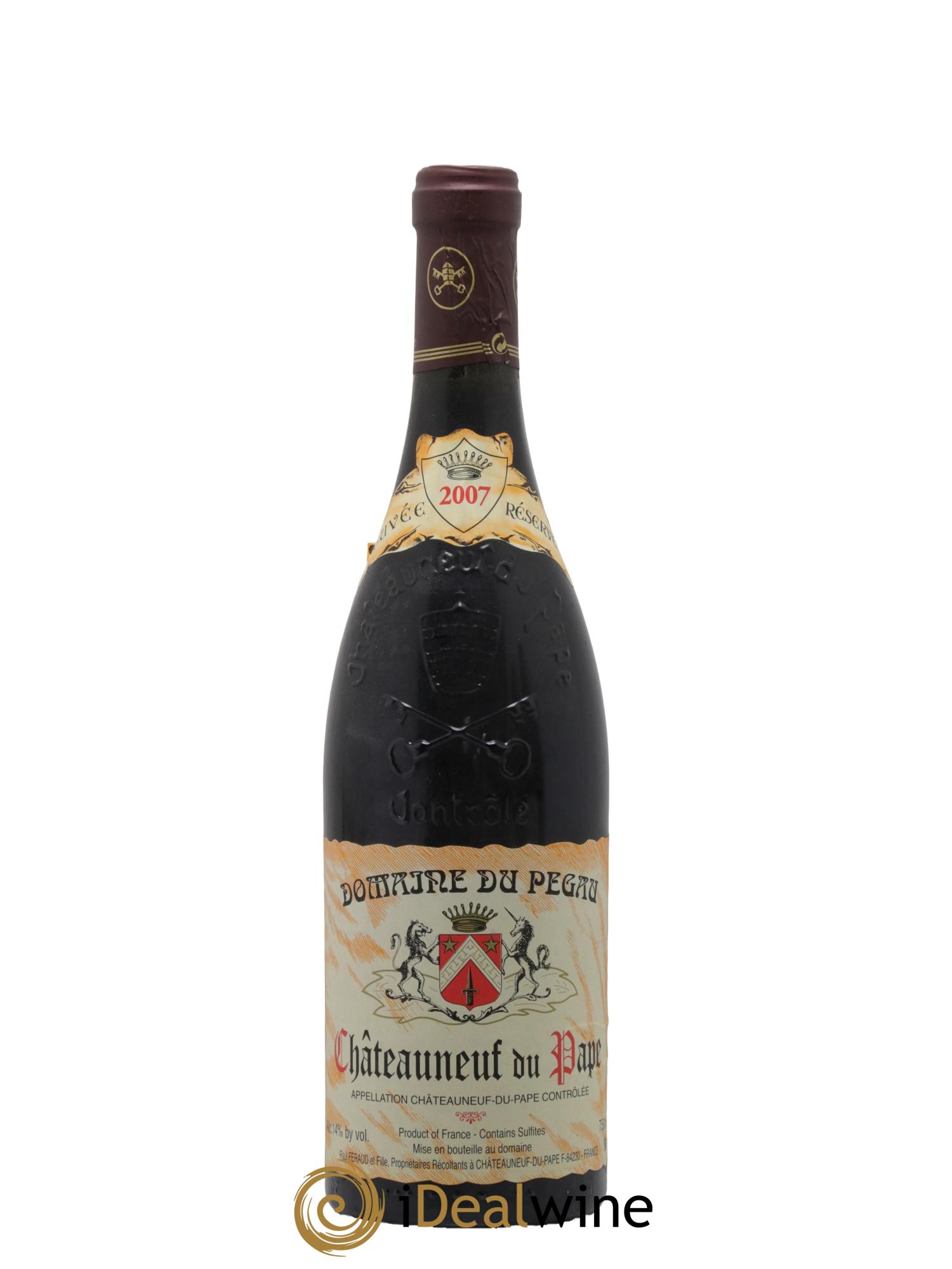 Châteauneuf-du-Pape Domaine du Pégau Cuvée Réservée Paul et Laurence Féraud 2007 - Posten von 1 Flasche - 0