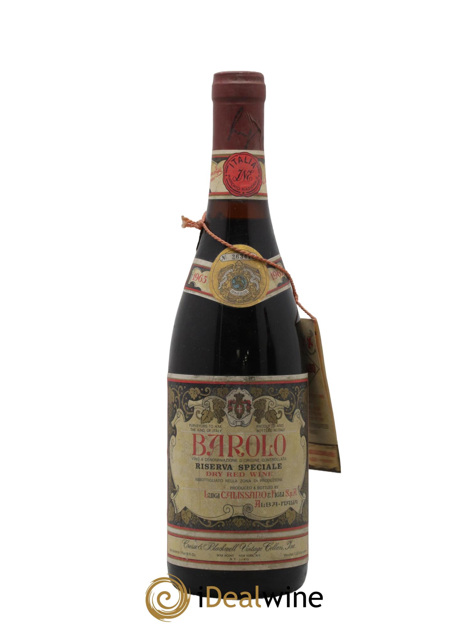 Barolo DOCG Riserva Speciale Calissano 1965 - Lot of 1 bottle - 0