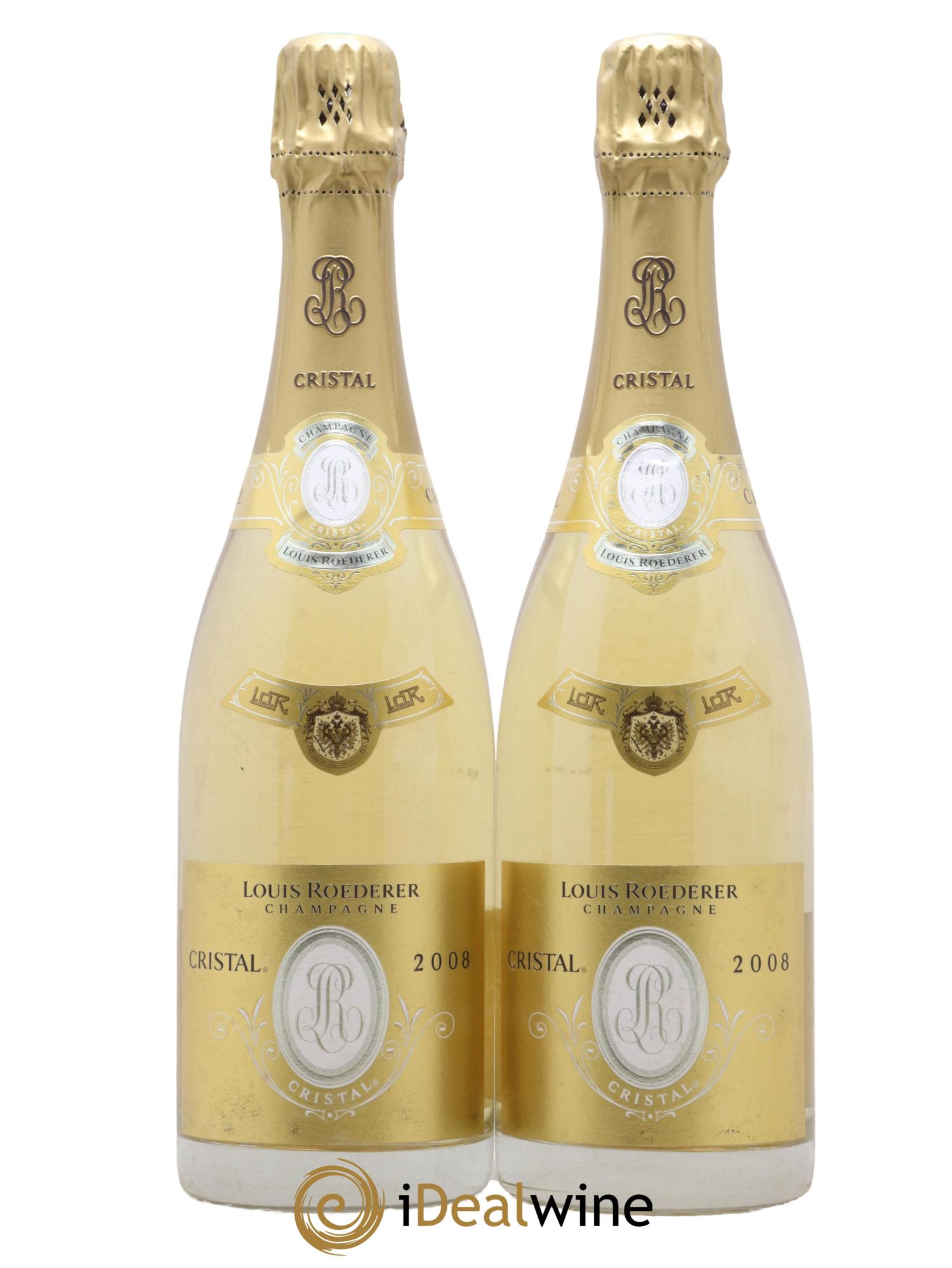 Cristal Louis Roederer 2008 - Lot de 2 bouteilles - 0