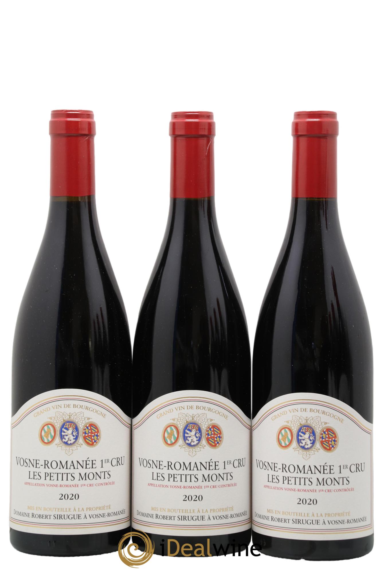 Vosne-Romanée 1er Cru Les Petits Monts Robert Sirugue (Domaine) 2020 - Posten von 3 Flaschen - 0