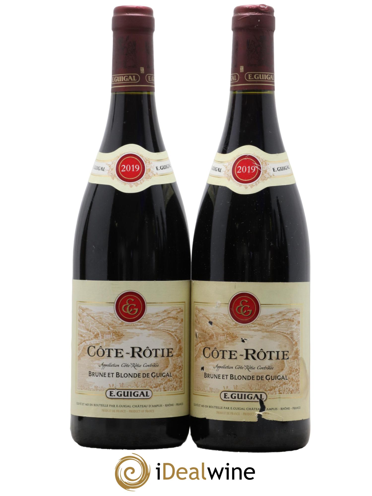 Côte-Rôtie Côtes Brune et Blonde Guigal  2019 - Lotto di 2 bottiglie - 0