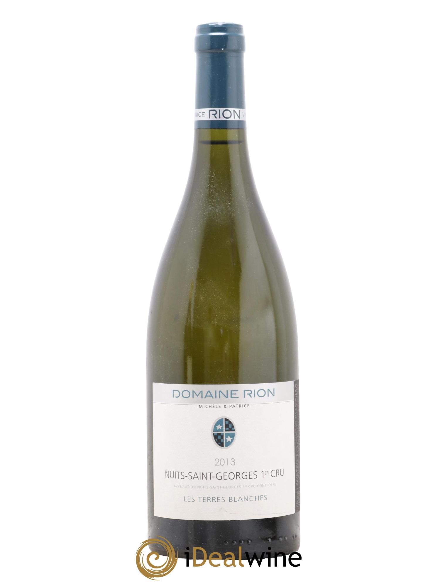 Nuits Saint-Georges 1er Cru Les Terres Blanches Patrice Rion (Domaine) 2013 - Lot de 1 bouteille - 0