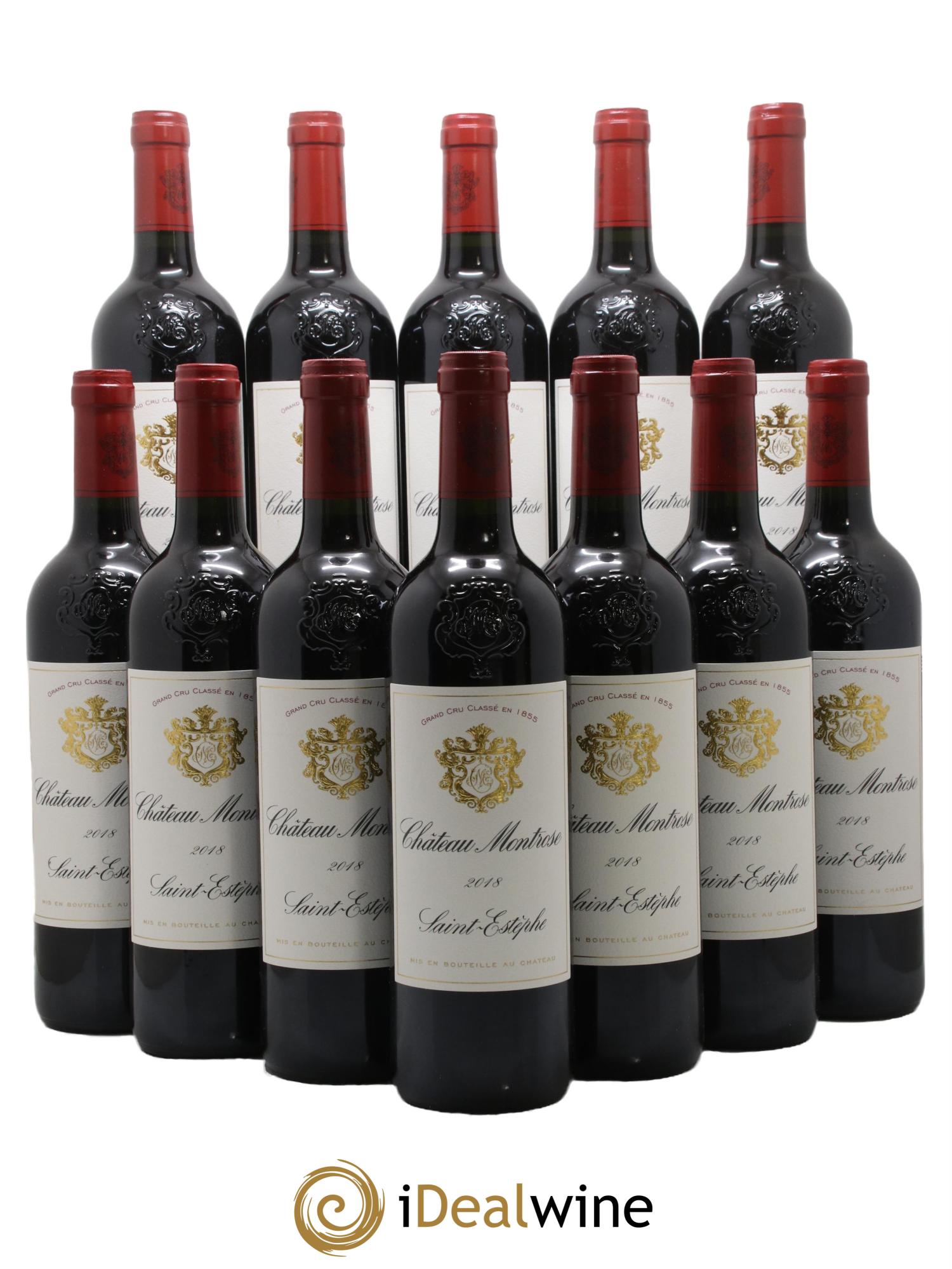 Château Montrose 2ème Grand Cru Classé 2018 - Lot de 12 bouteilles - 0