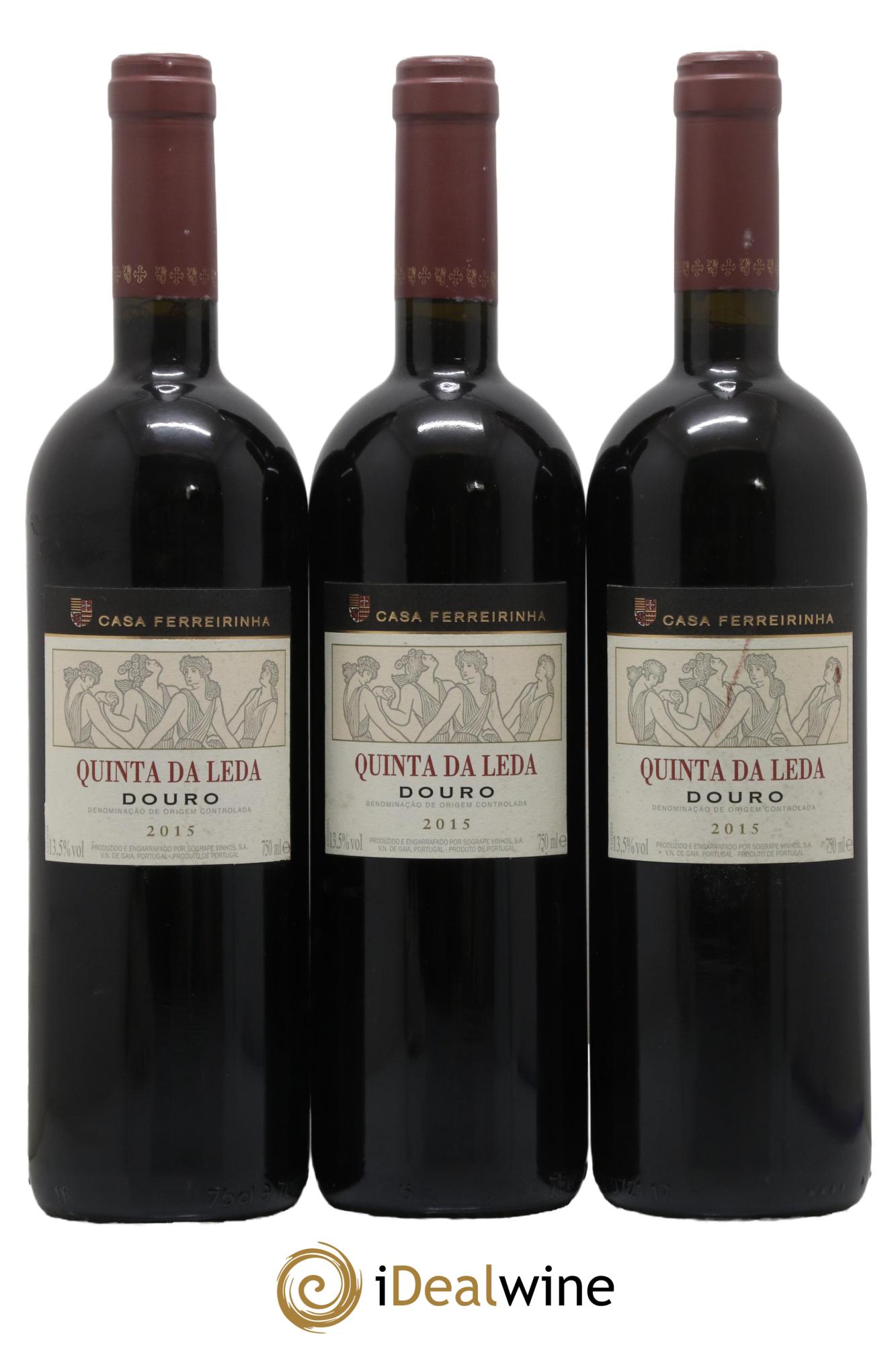 Douro Quinta da Leda 2015 - Lot de 3 bouteilles - 0