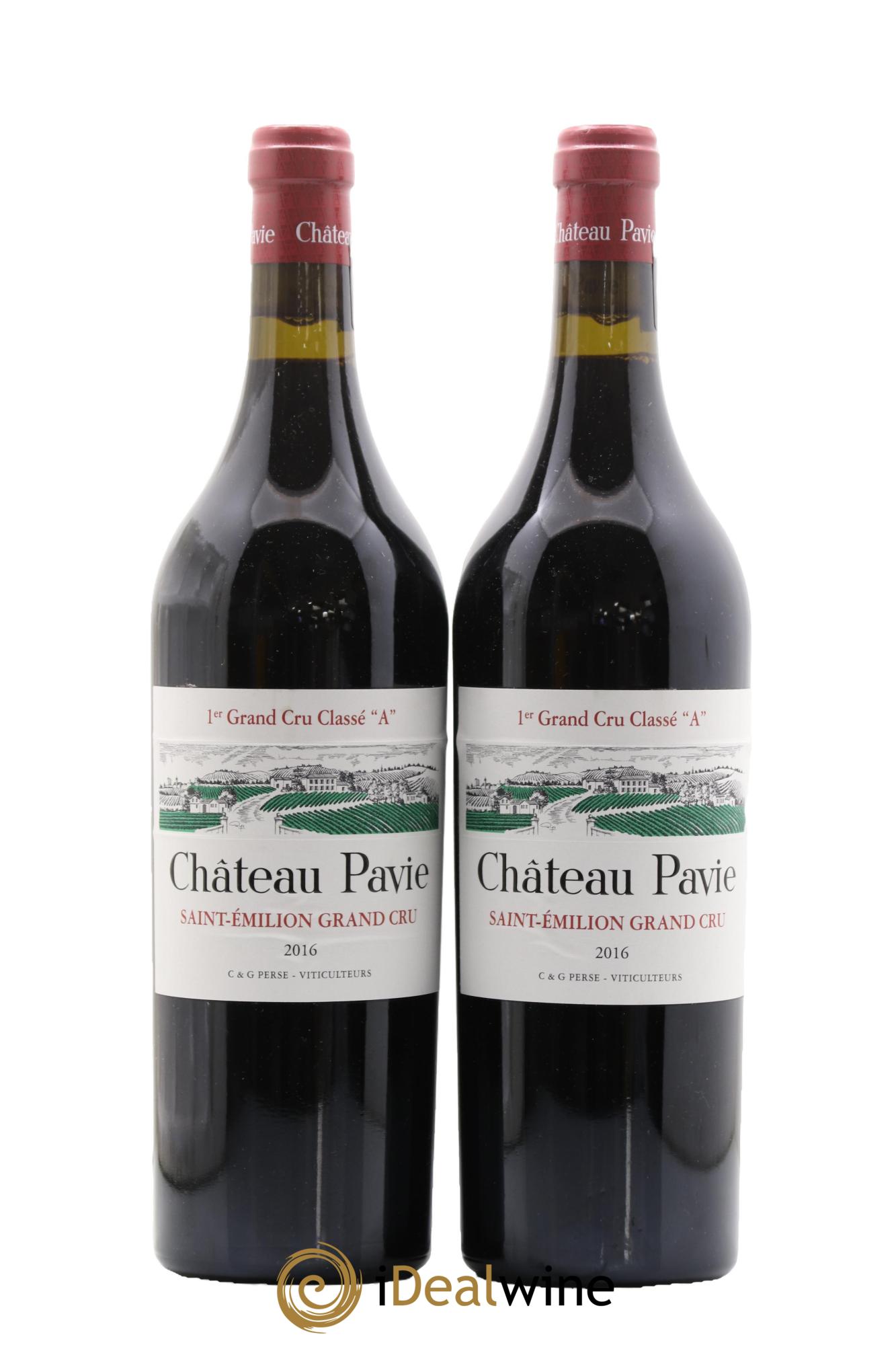 Château Pavie 1er Grand Cru Classé A 2016 - Lot of 2 bottles - 0