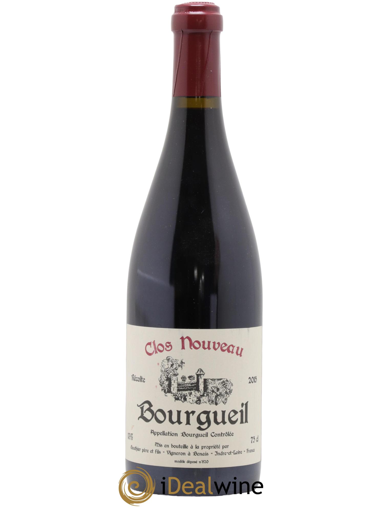 Bourgueil Clos Nouveau Domaine du Bel Air 2015 - Lot of 1 bottle - 0