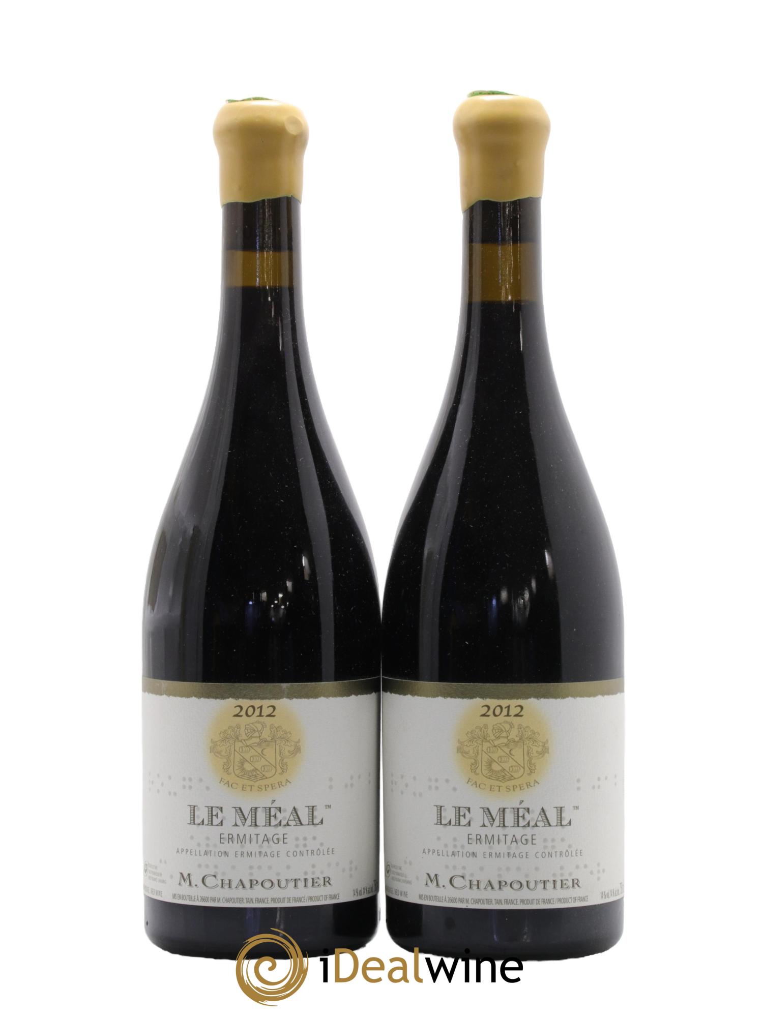 Hermitage Ermitage Le Méal Chapoutier 2012 - Lot de 2 bouteilles - 0