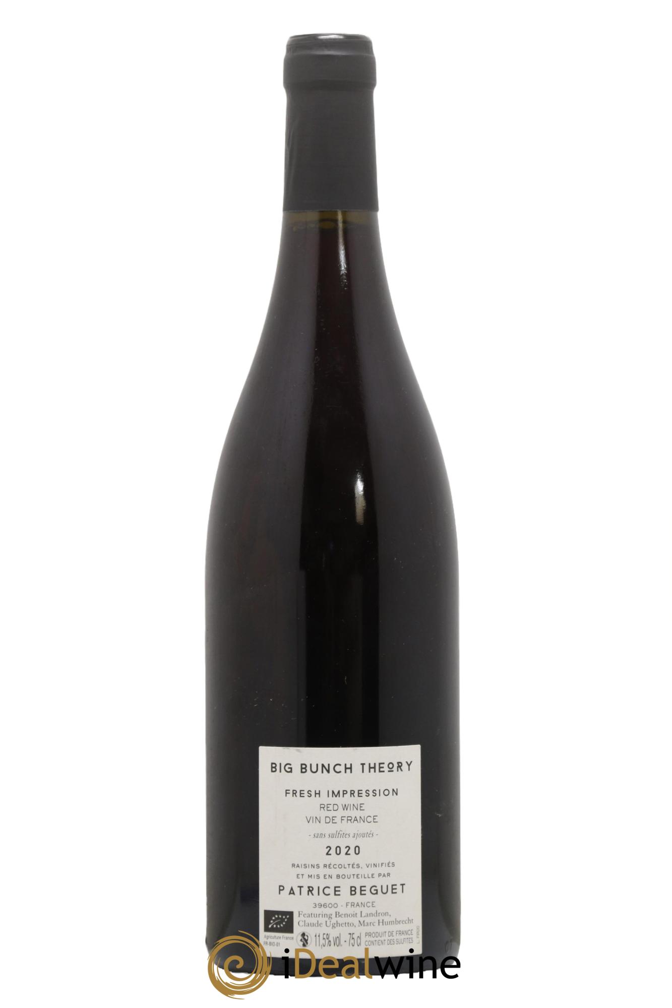 Vin de France Big bunch theory Patrice Beguet 2020 - Posten von 1 Flasche - 1