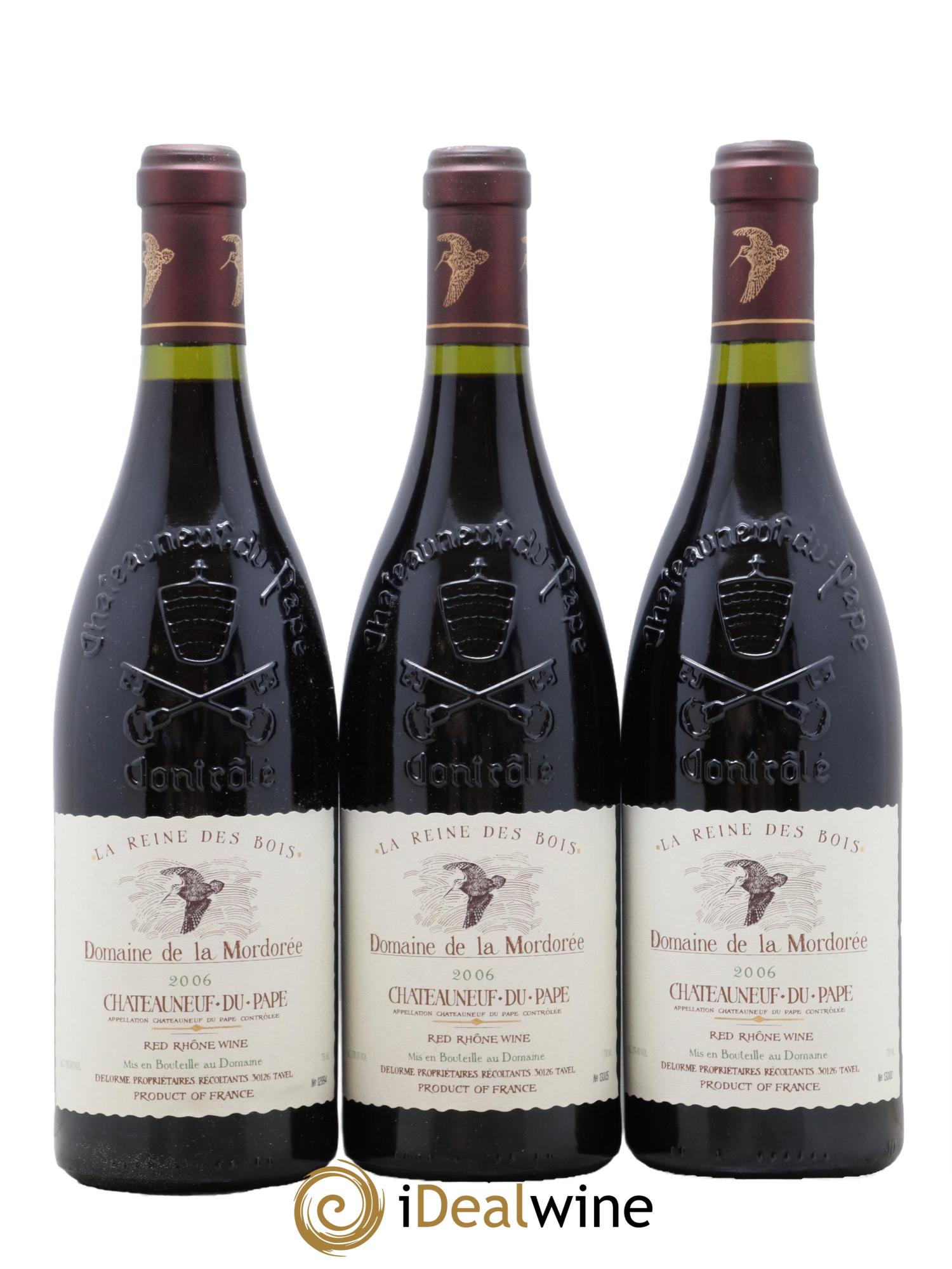 Châteauneuf-du-Pape  Cuvée de la Reine des Bois La Mordorée (Domaine de) 2006 - Lot de 6 bouteilles - 2