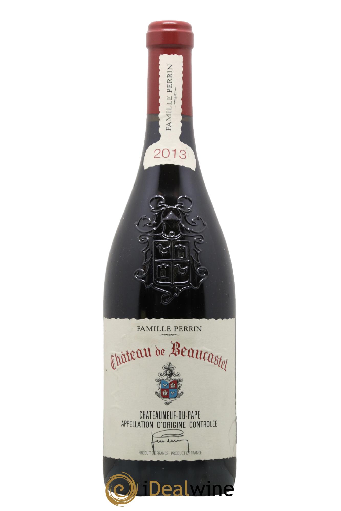 Châteauneuf-du-Pape Château de Beaucastel Famille Perrin 2013 - Posten von 1 Flasche - 0