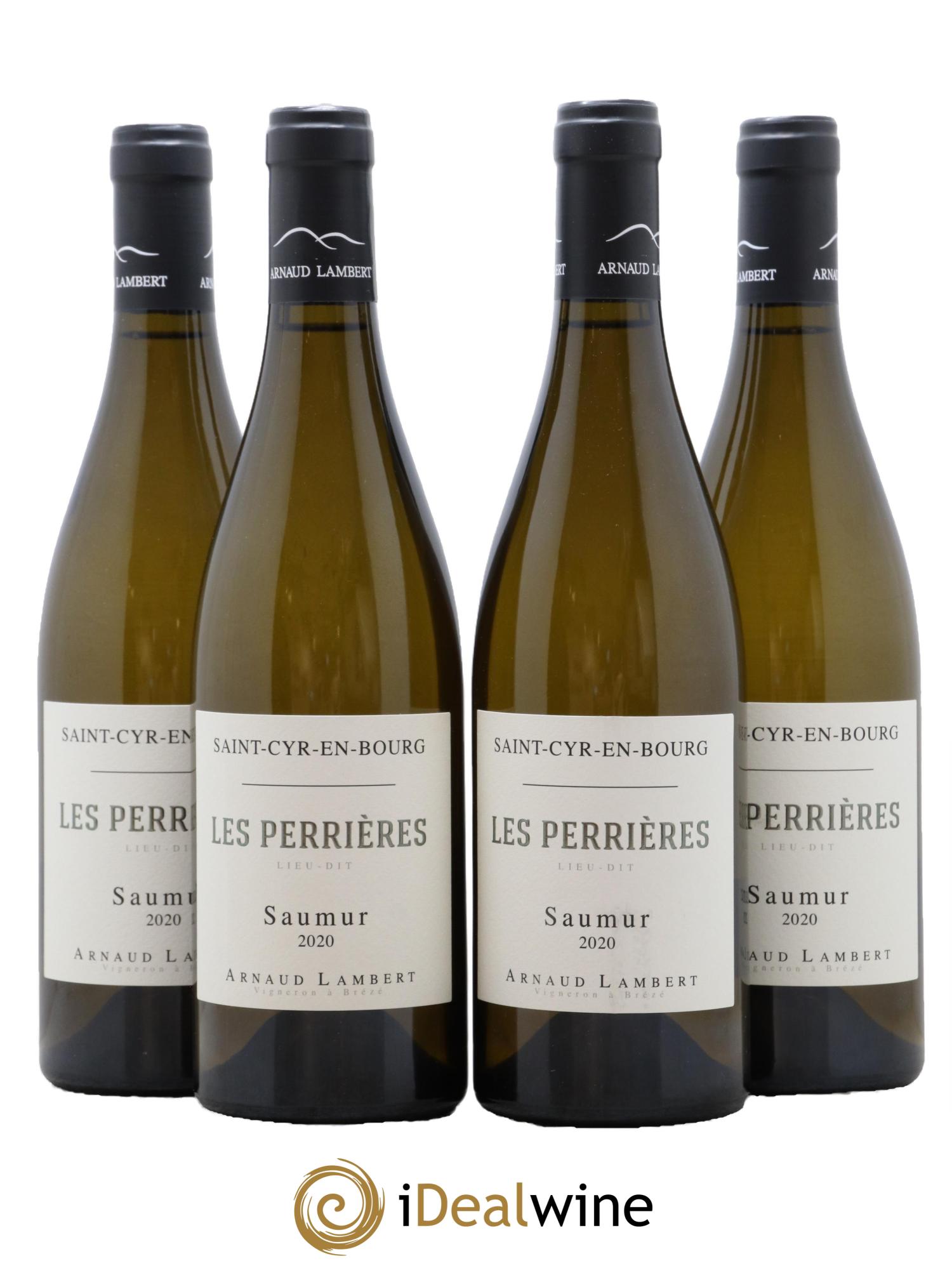 Saumur Les Perrières Arnaud Lambert 2020 - Lot of 4 bottles - 0