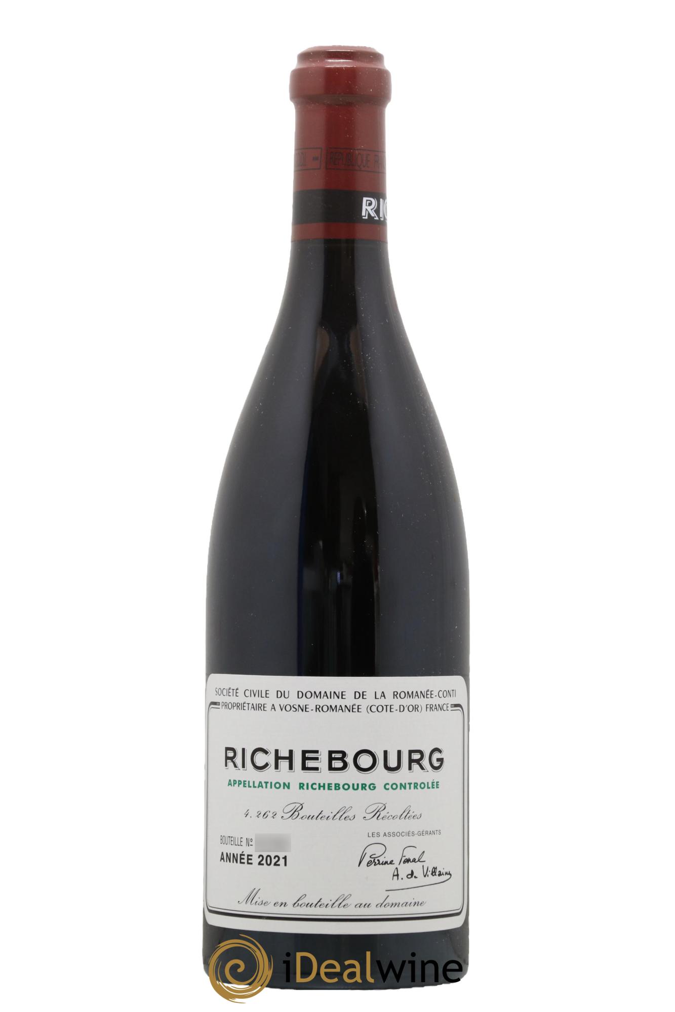 Richebourg Grand Cru Domaine de la Romanée-Conti 2021 - Lot de 1 bouteille - 0