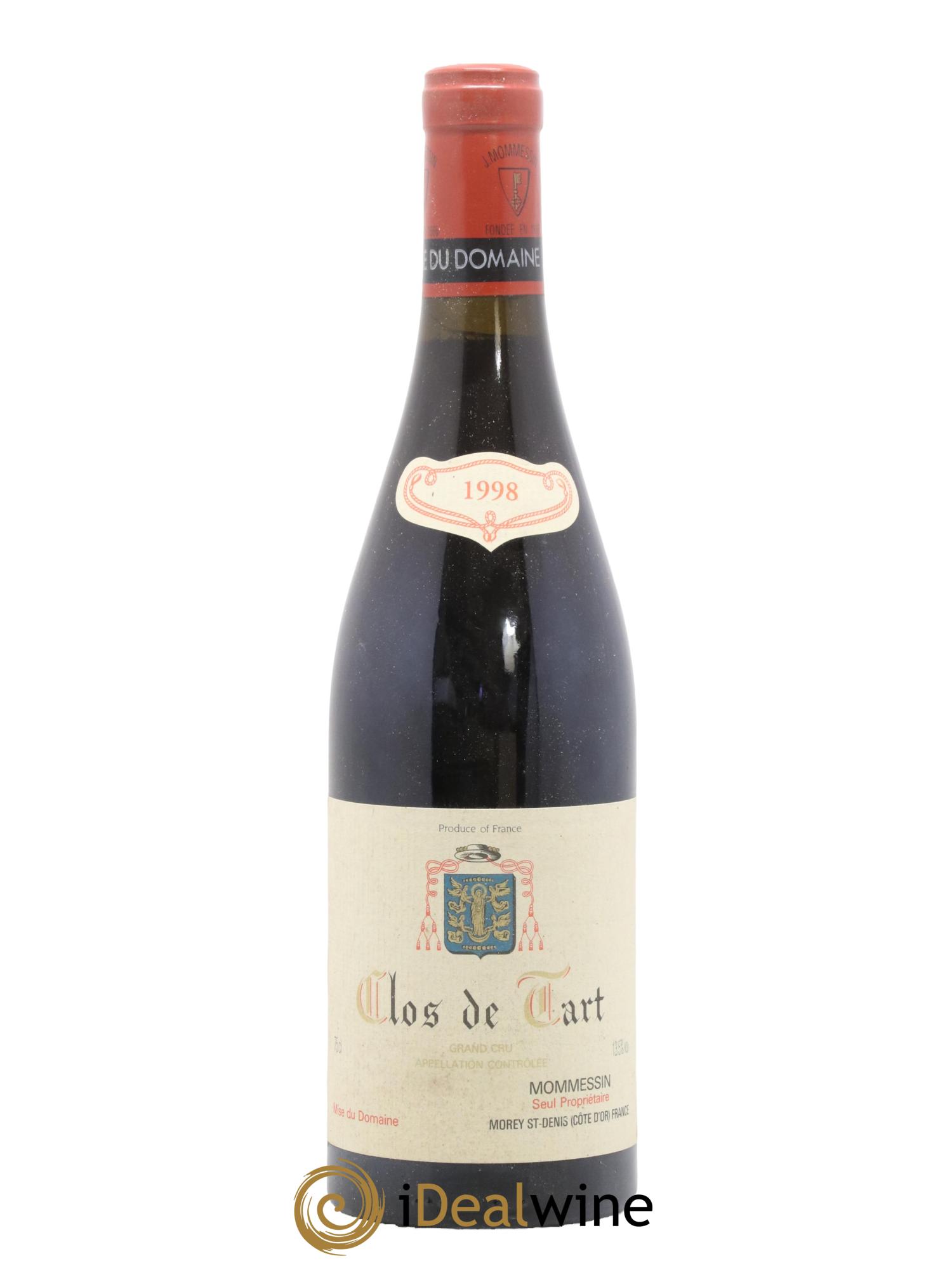 Clos de Tart Grand Cru Mommessin 1998 - Posten von 1 Flasche - 0