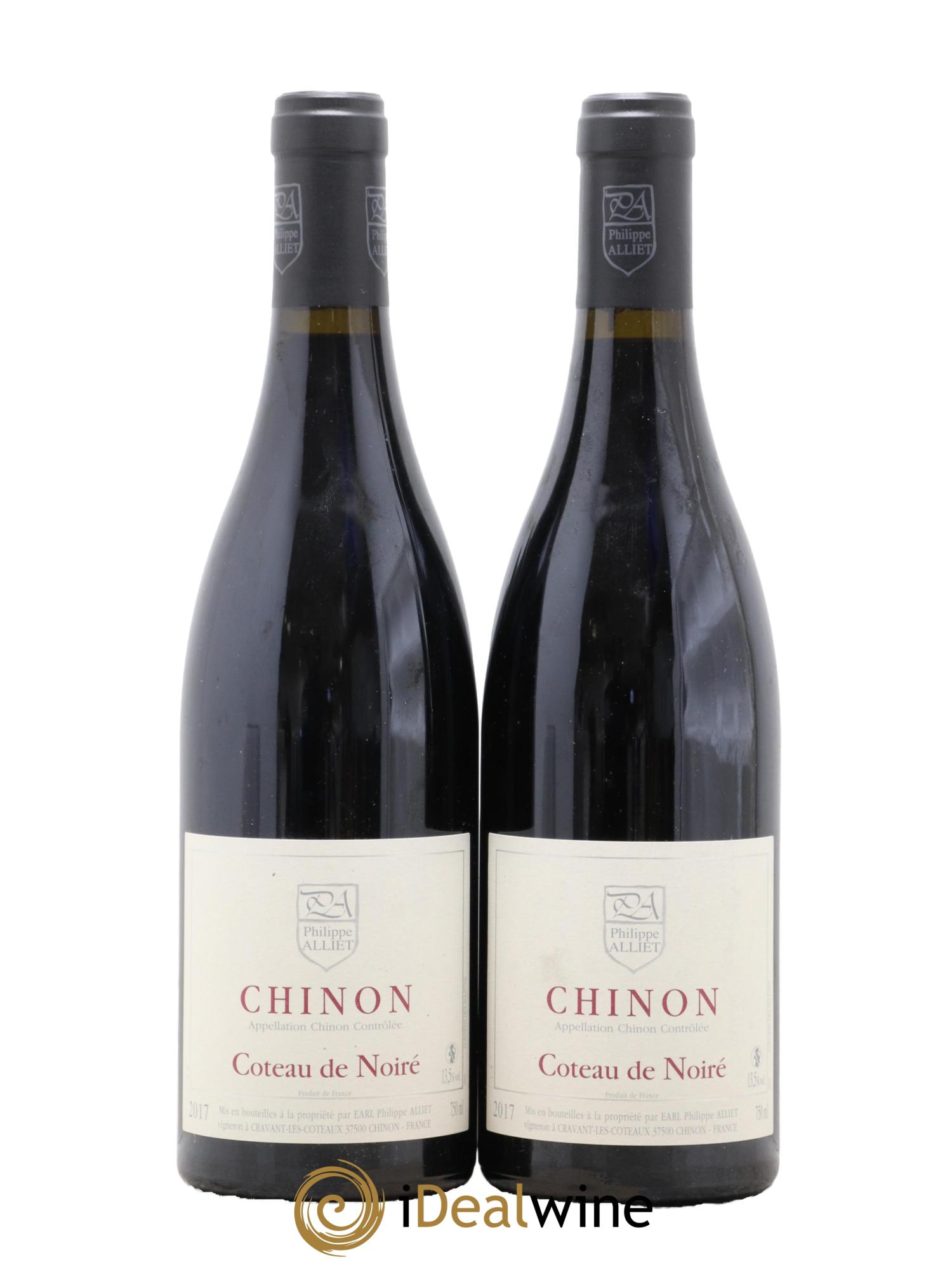 Chinon Coteau de Noiré Philippe Alliet 2017 - Lotto di 2 bottiglie - 0