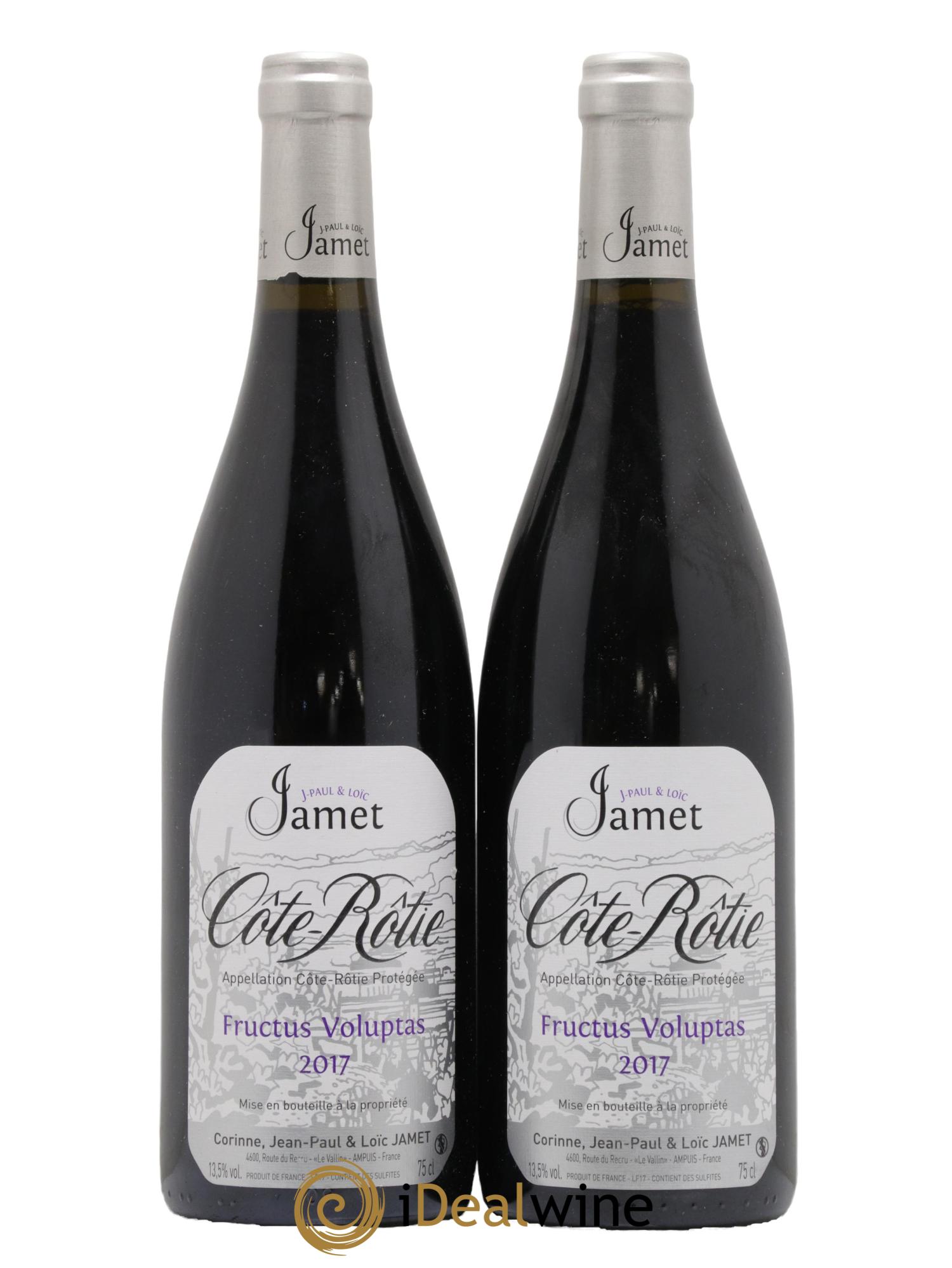 Côte-Rôtie Fructus Voluptas Jamet (Domaine) 2017 - Lot of 2 bottles - 0