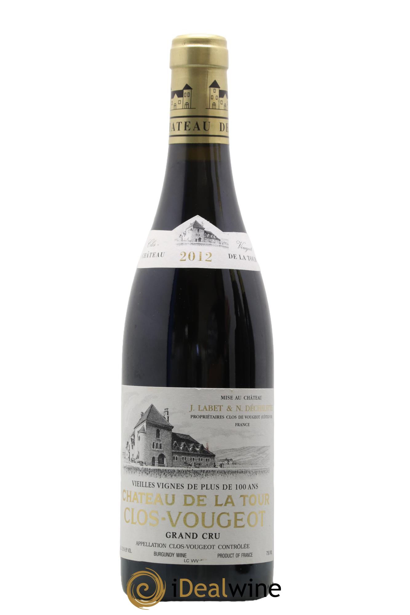 Clos de Vougeot Grand Cru Vieilles Vignes Château de La Tour 2012 - Lotto di 1 bottiglia - 0