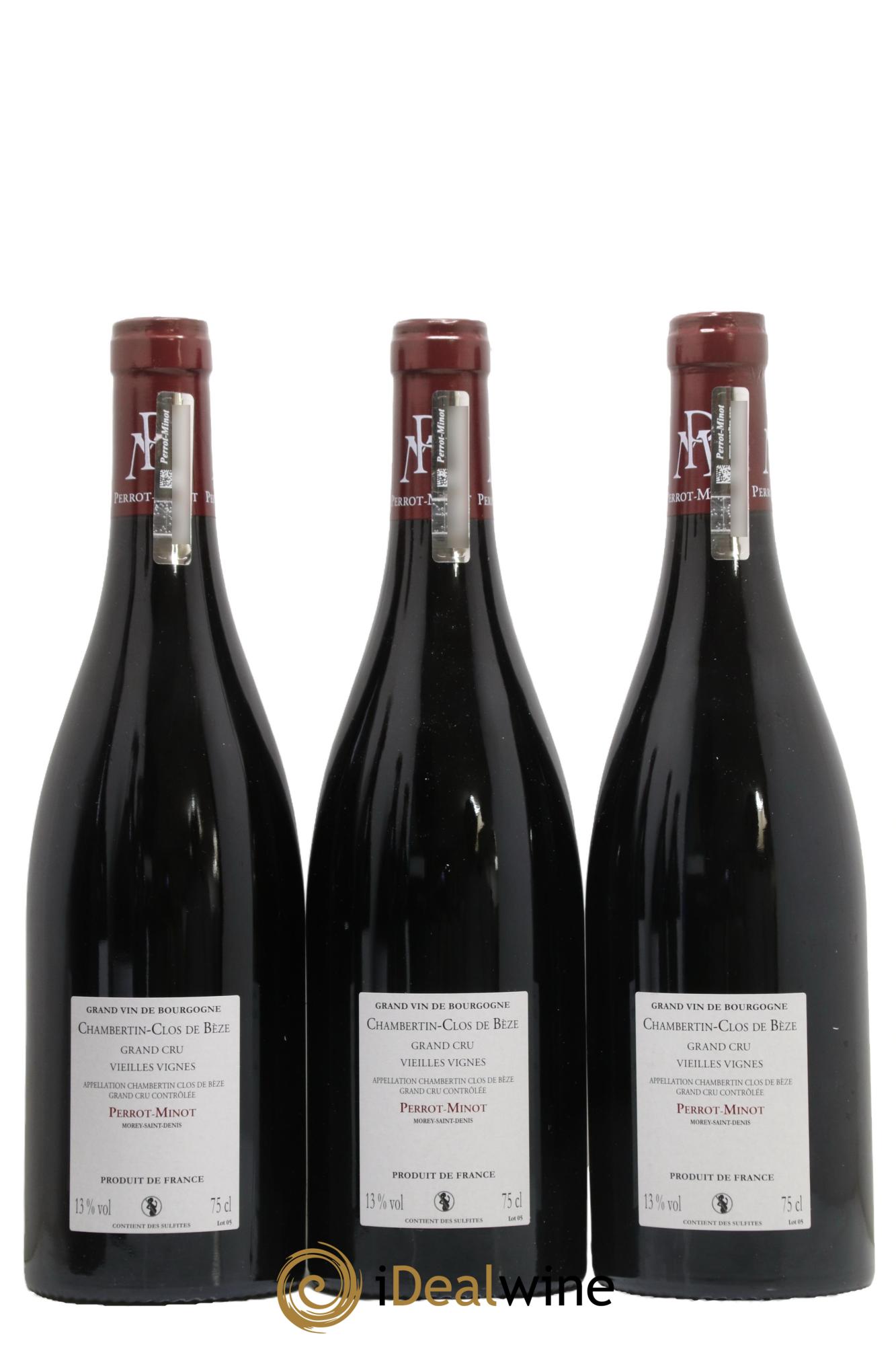 Chambertin Clos de Bèze Grand Cru Vieilles vignes Perrot-Minot 2015 - Lot of 6 bottles - 2