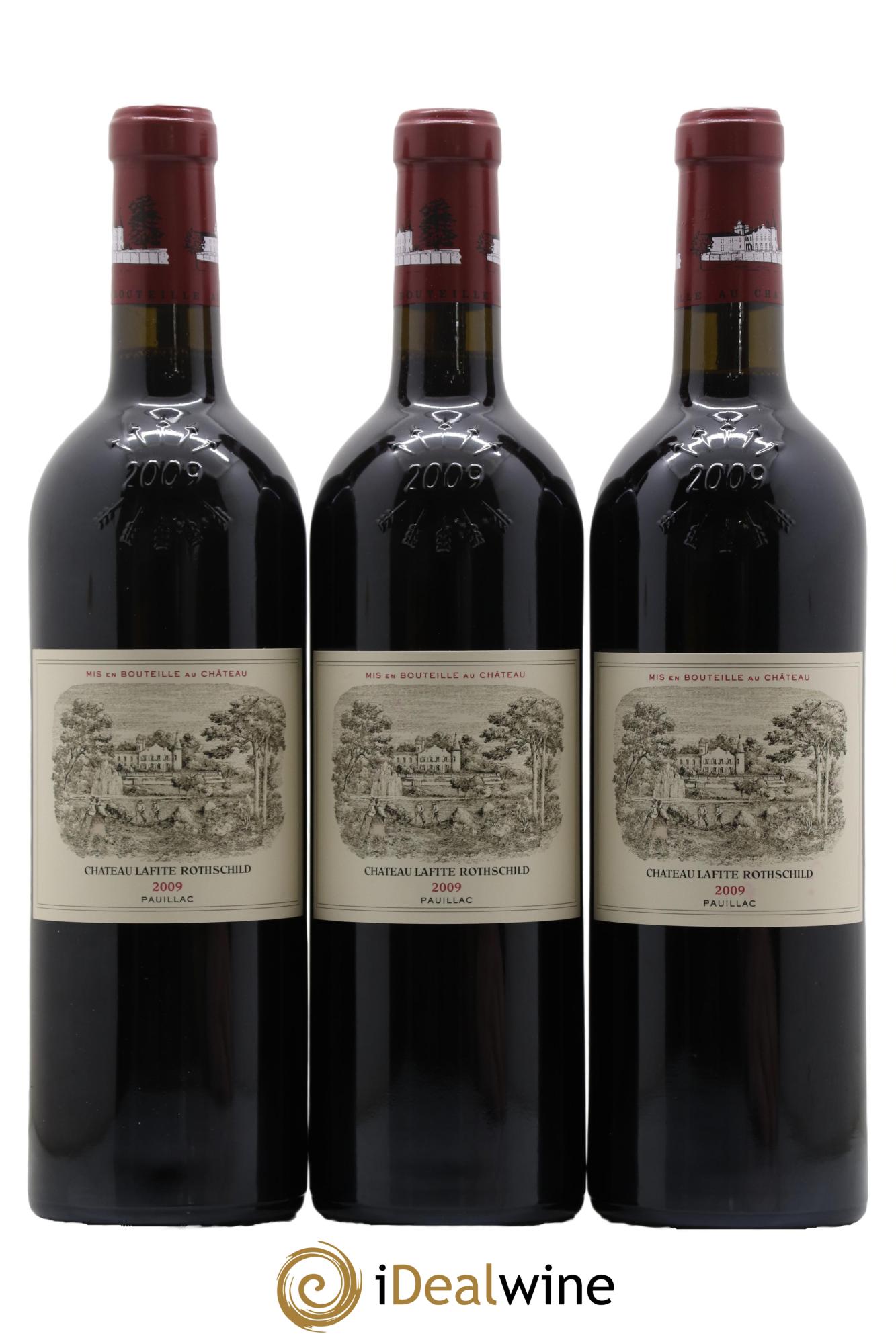 Château Lafite Rothschild 1er Grand Cru Classé 2009 - Lot de 3 bouteilles - 0