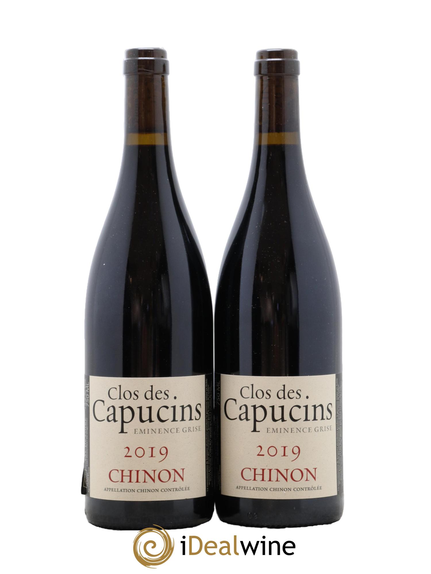 Chinon Eminence Grise Clos des Capucins - Fiona Beeston 2019 - Lot of 2 bottles - 0