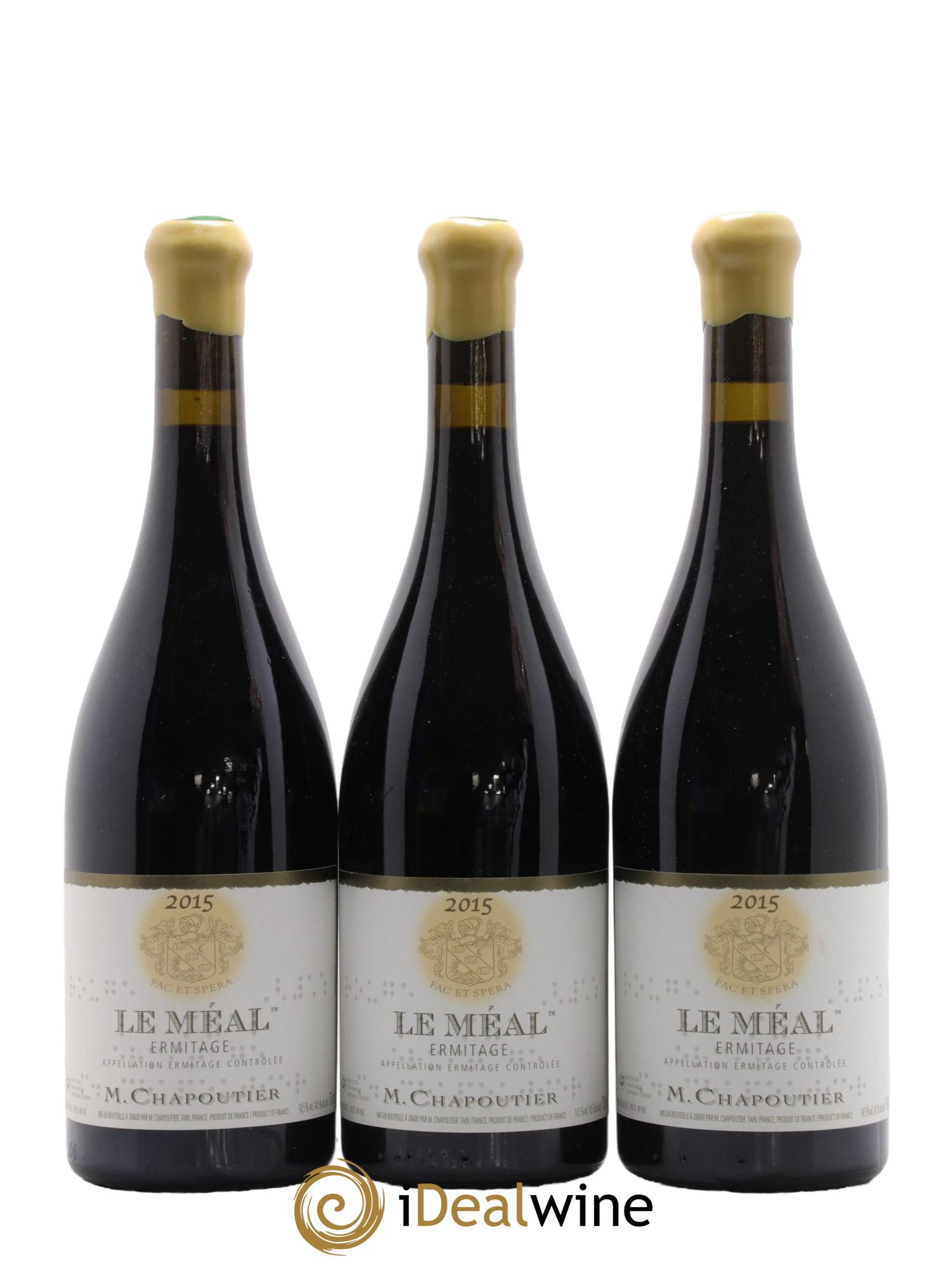 Hermitage Ermitage Le Méal Chapoutier 2015 - Lot of 6 bottles - 3