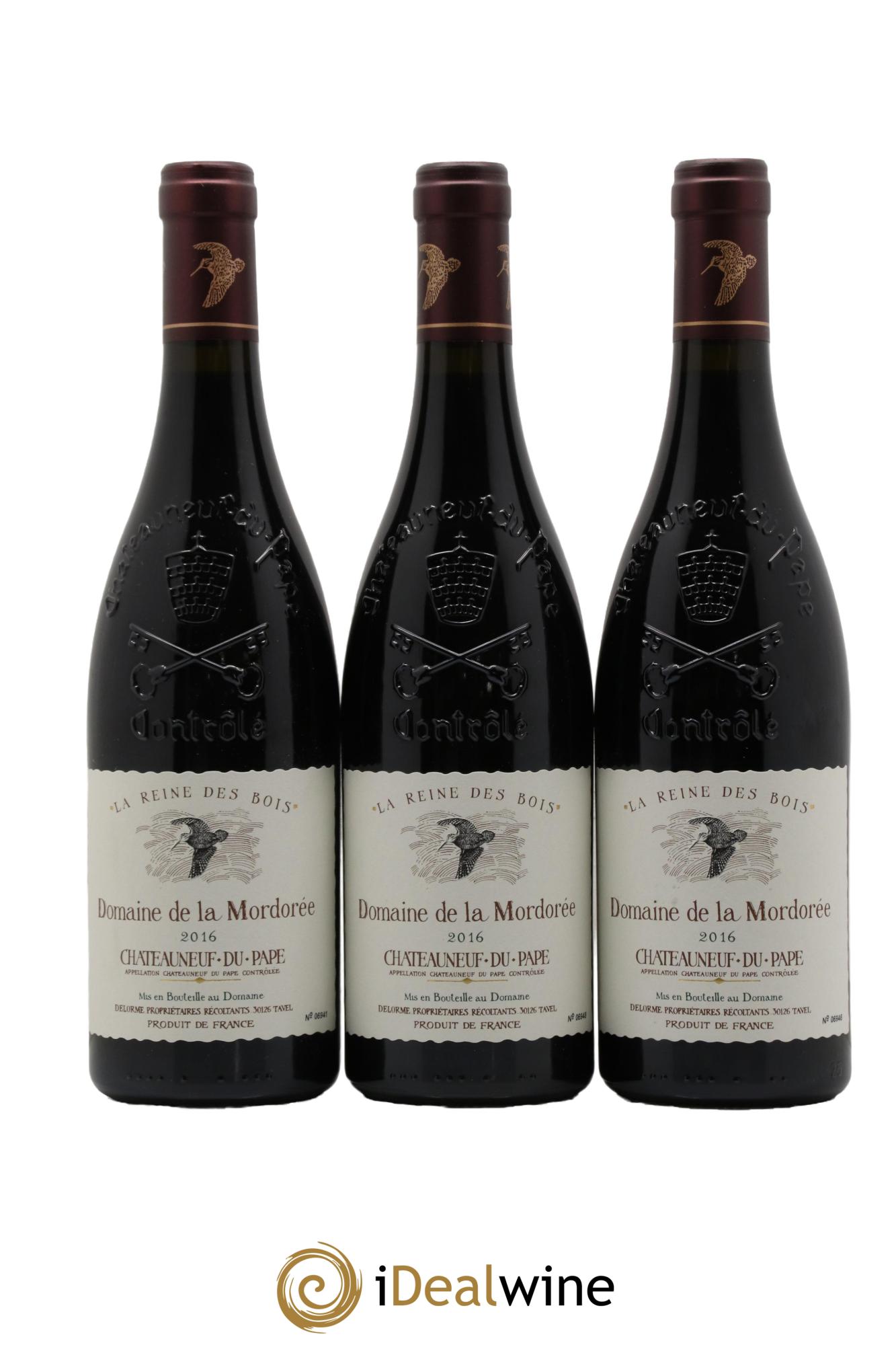 Châteauneuf-du-Pape  Cuvée de la Reine des Bois La Mordorée (Domaine de)  2016 - Lot of 6 bottles - 2