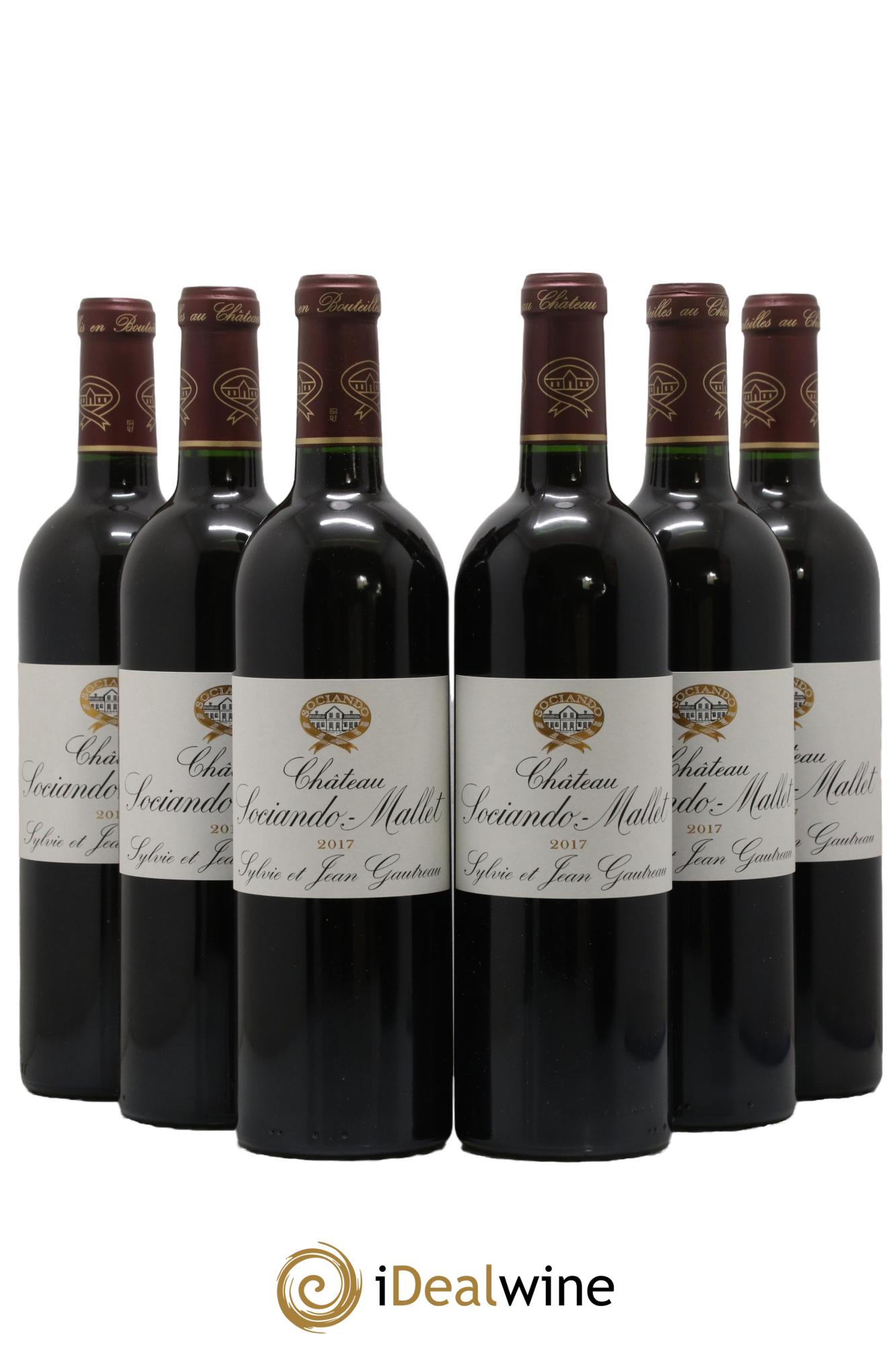 Château Sociando Mallet  2017 - Lot de 6 bouteilles - 0