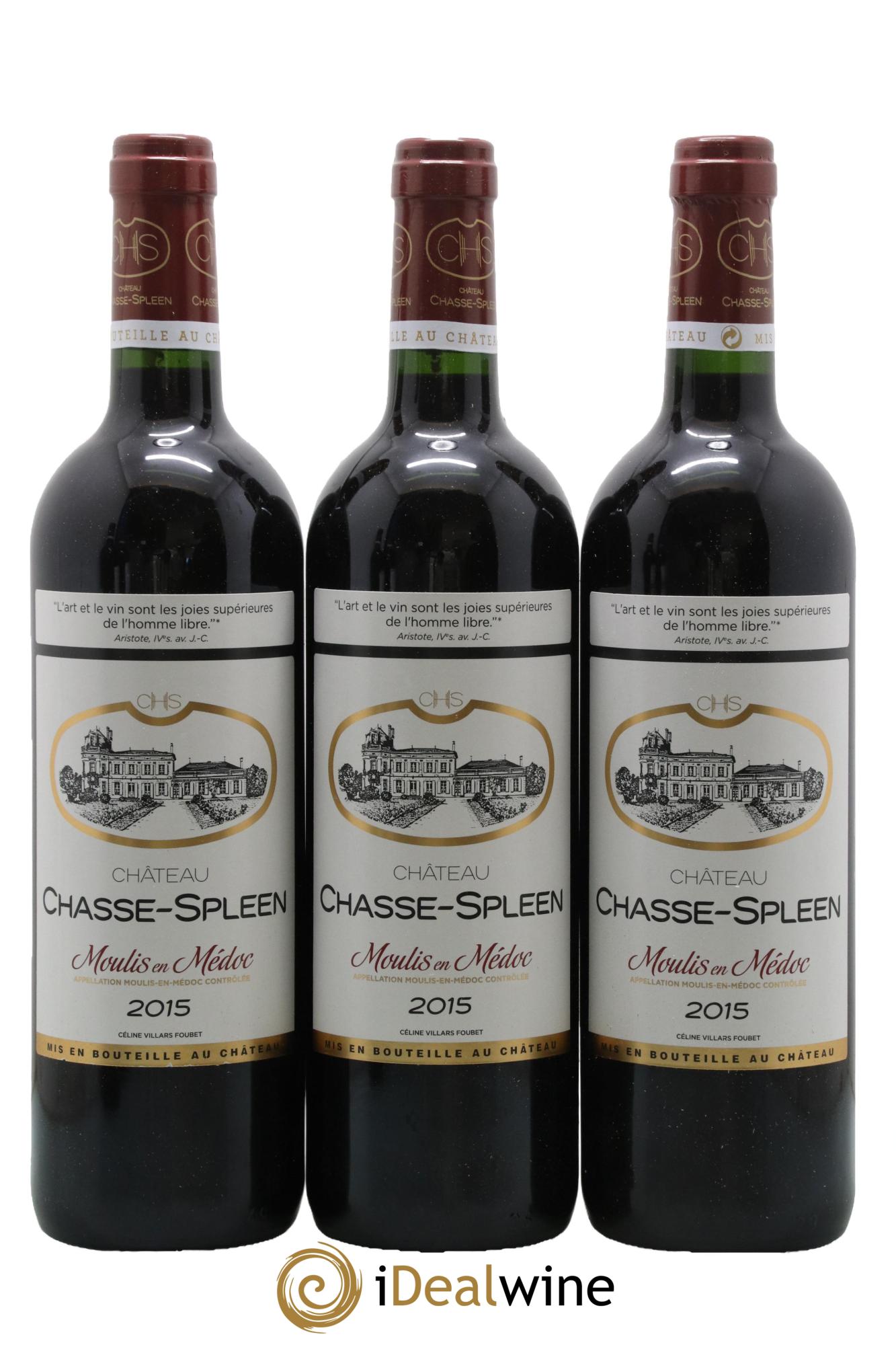 Château Chasse Spleen 2015 - Lot de 6 bouteilles - 2