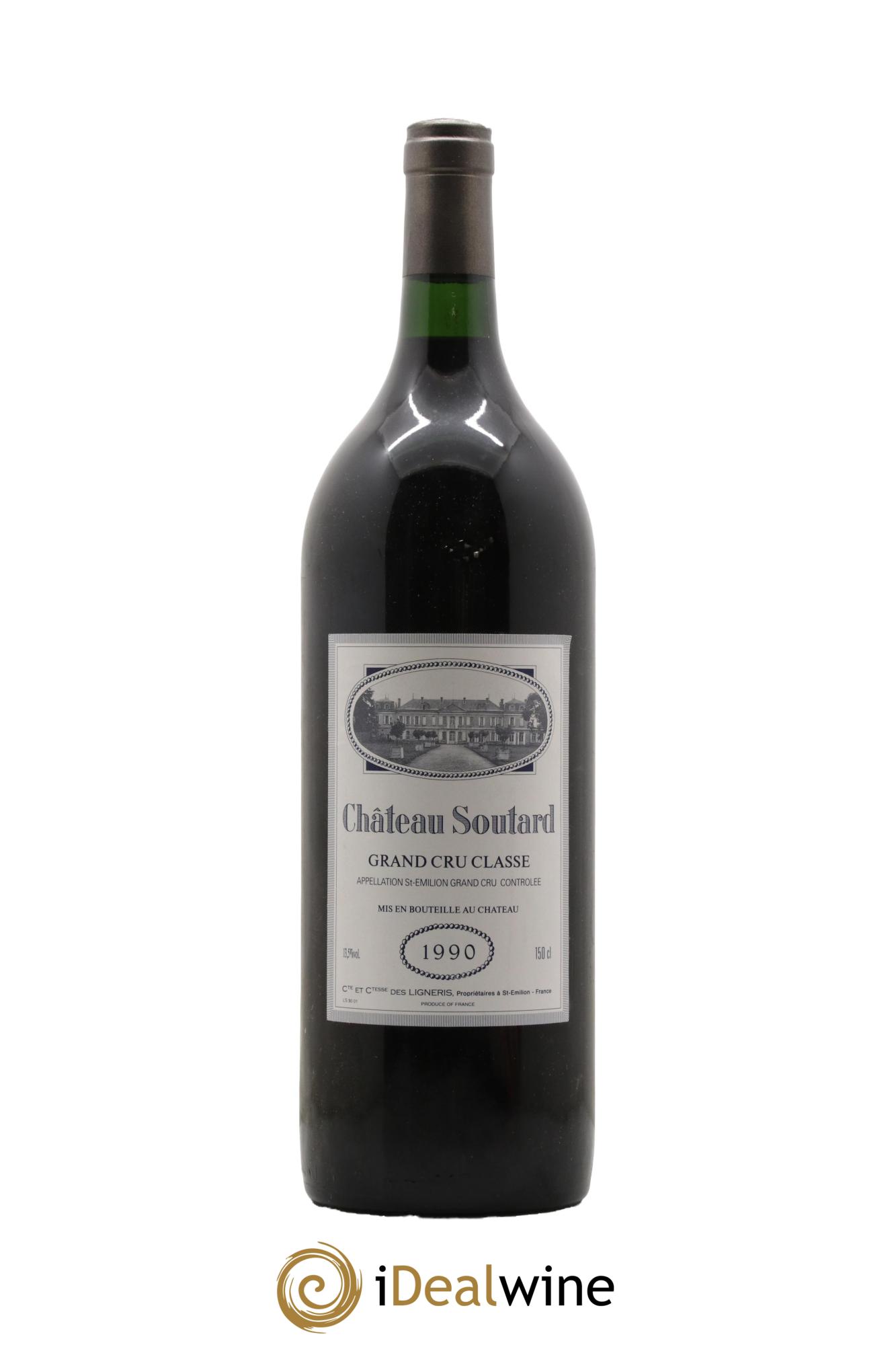 Château Soutard Grand Cru Classé 1990 - Lot de 1 magnum - 0