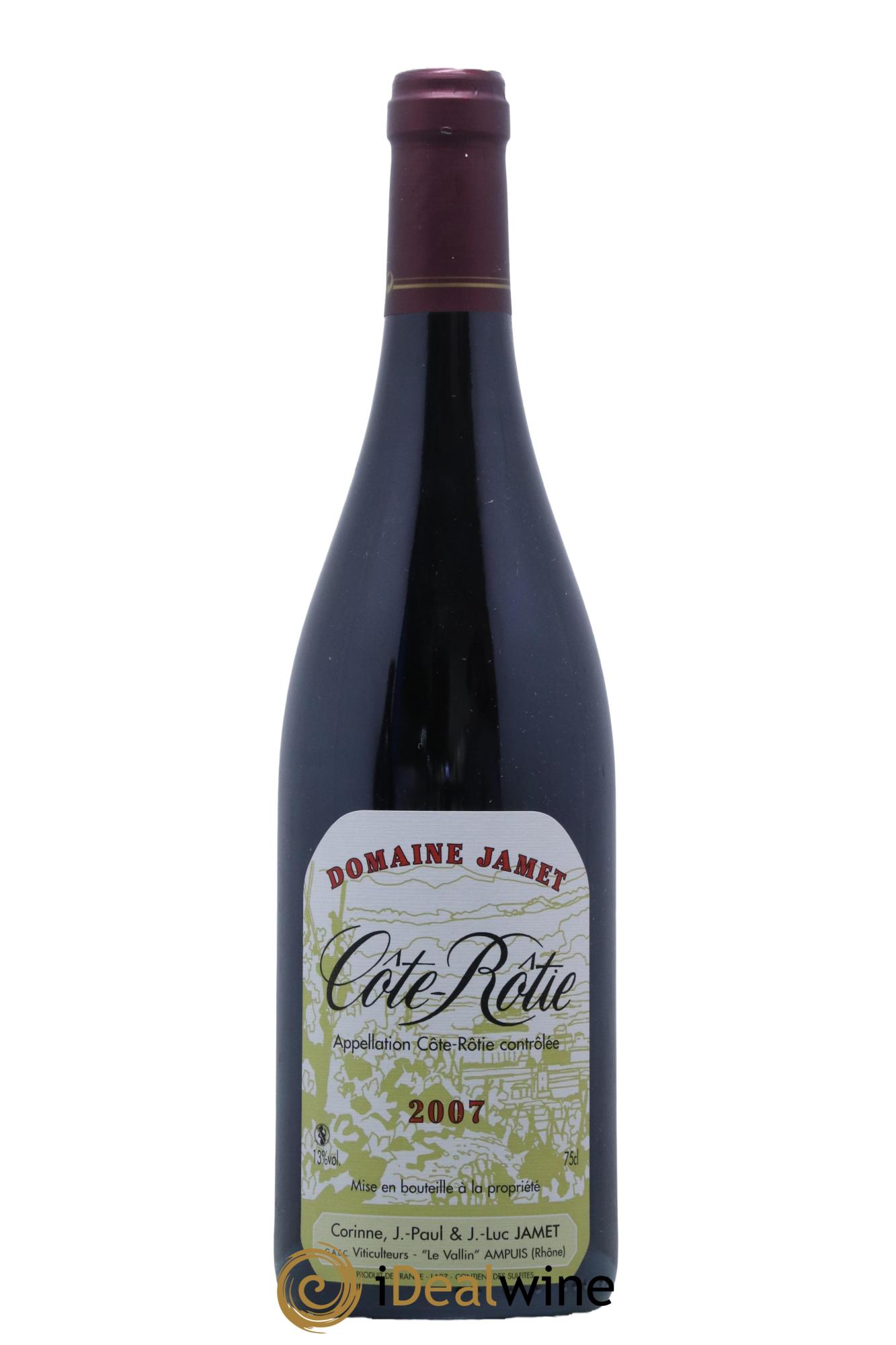 Côte-Rôtie Jamet (Domaine) 2007 - Lot of 1 bottle - 0