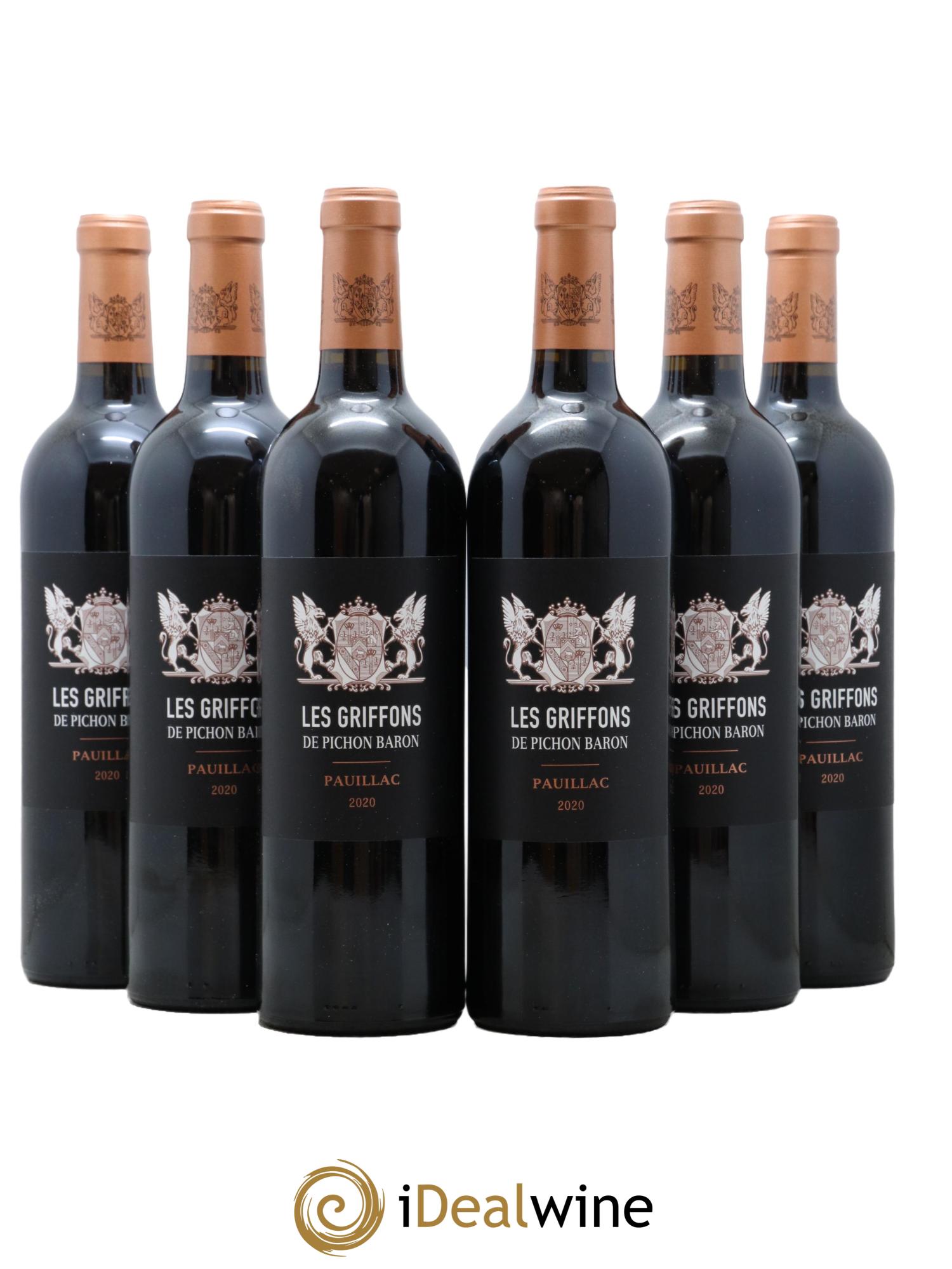 Les Griffons de Pichon Baron 2020 - Lot of 6 bottles - 0