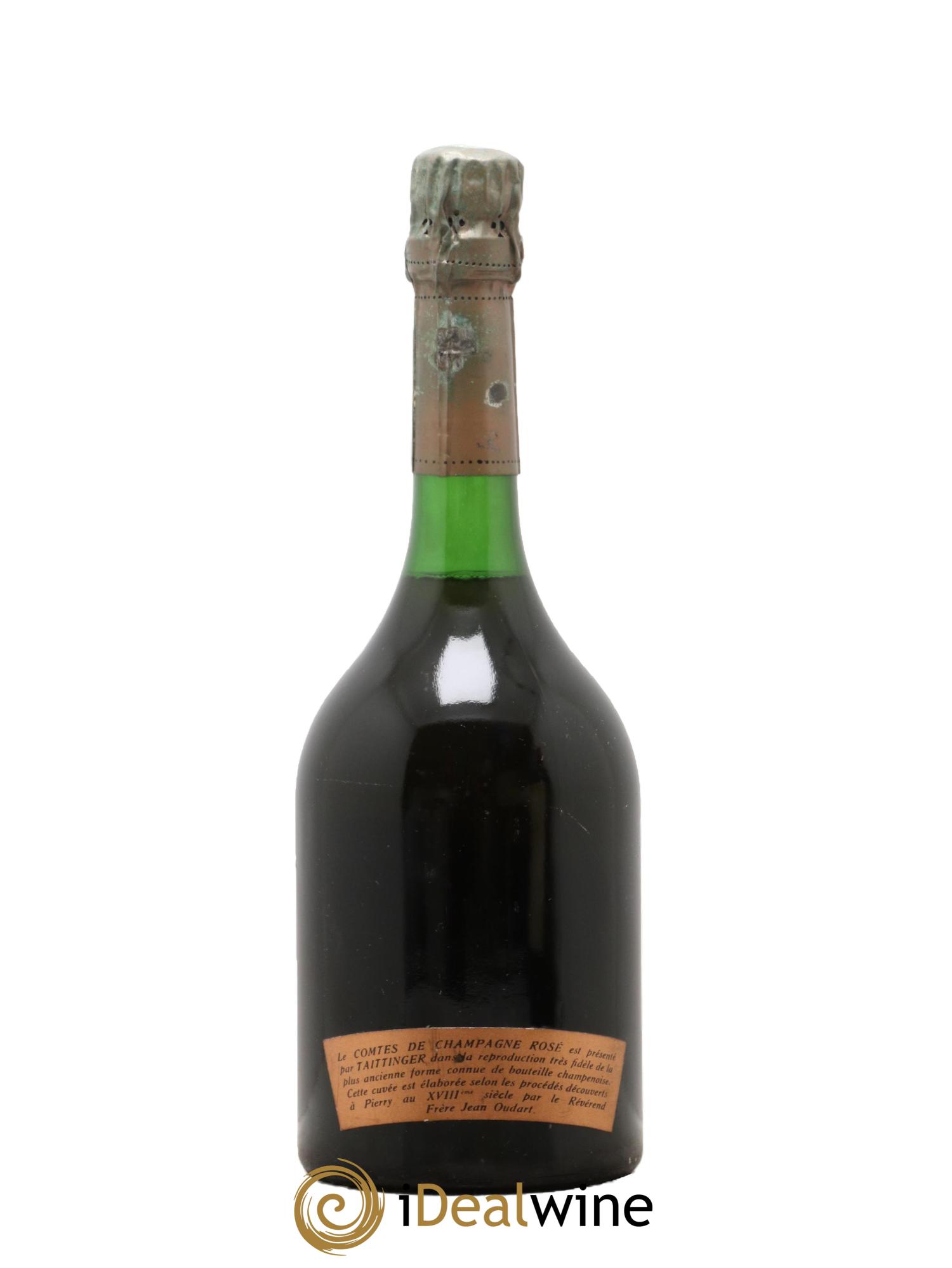 Comtes de Champagne Rosé Grand Cru Taittinger 1973 - Lot de 1 bouteille - 0