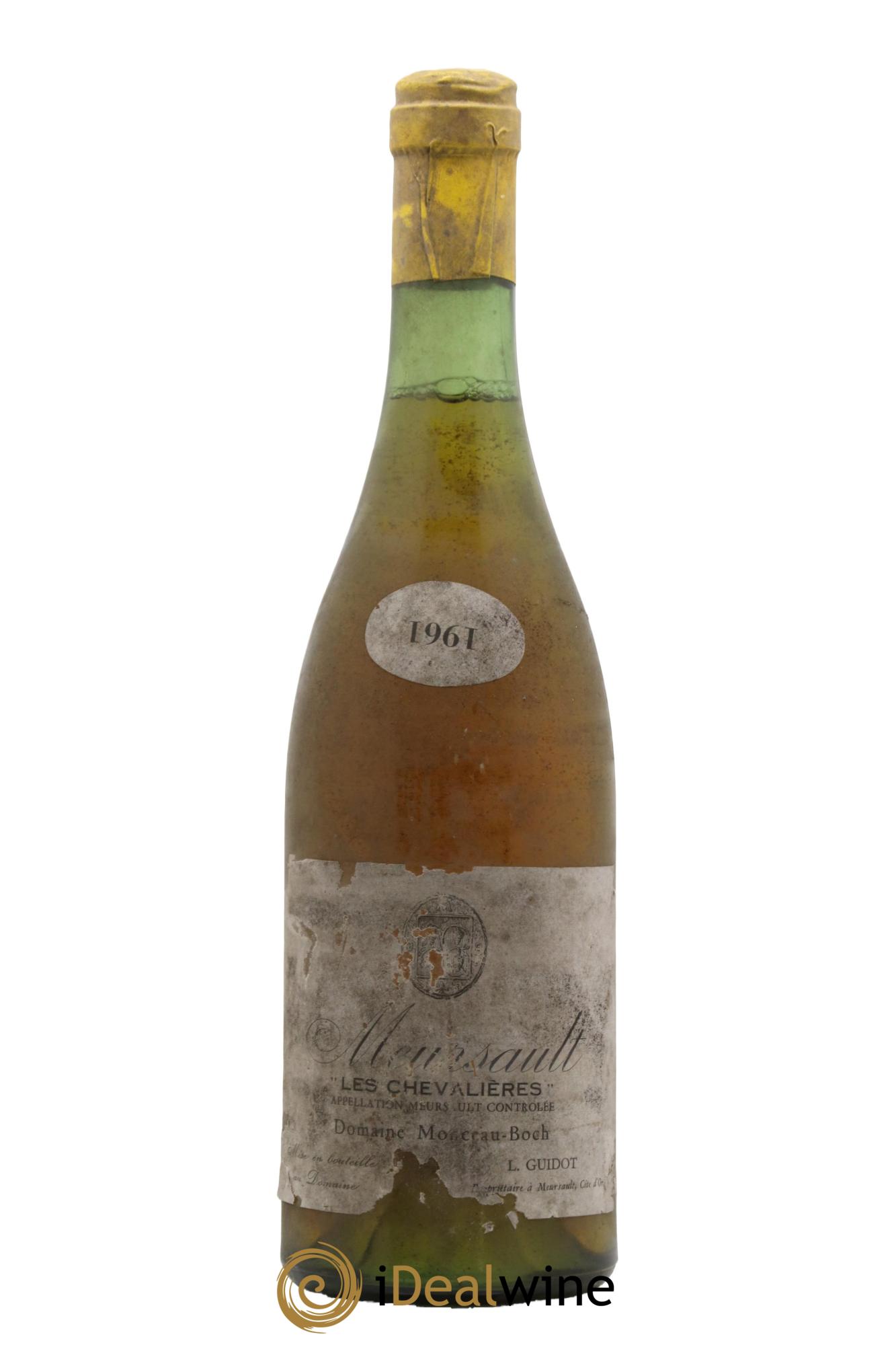 Meursault Les Chevalières Domaine Monceau-Boch 1961 - Lot of 1 bottle - 0