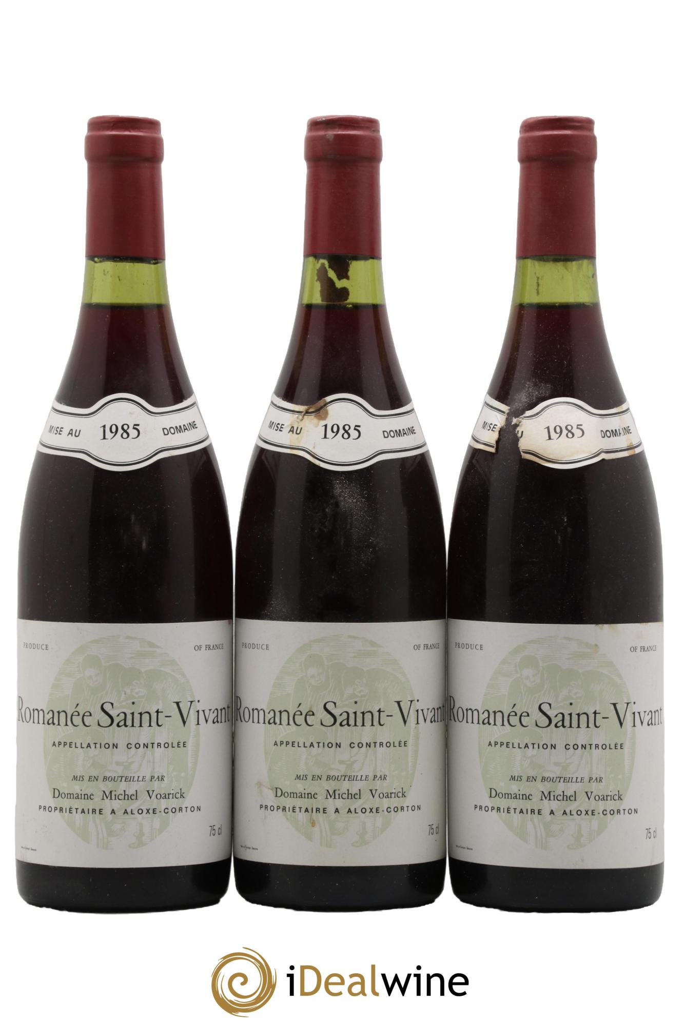 Romanée-Saint-Vivant  Grand Cru Michel Voarick 1985 - Lotto di 3 bottiglie - 0