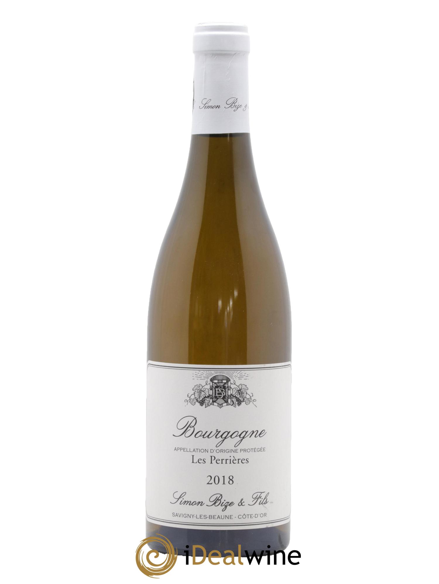 Bourgogne Les Perrières Domaine Simon Bize 2018 - Lot de 1 bouteille - 0