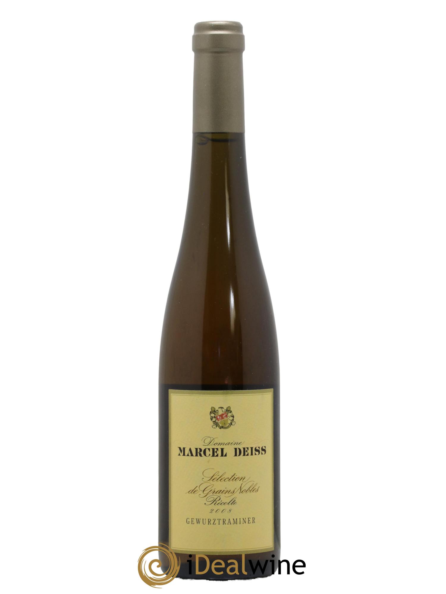 Alsace Gewurztraminer Sélection de Grains Nobles Marcel Deiss (Domaine) 2008 - Lot de 1 format 50cl - 0