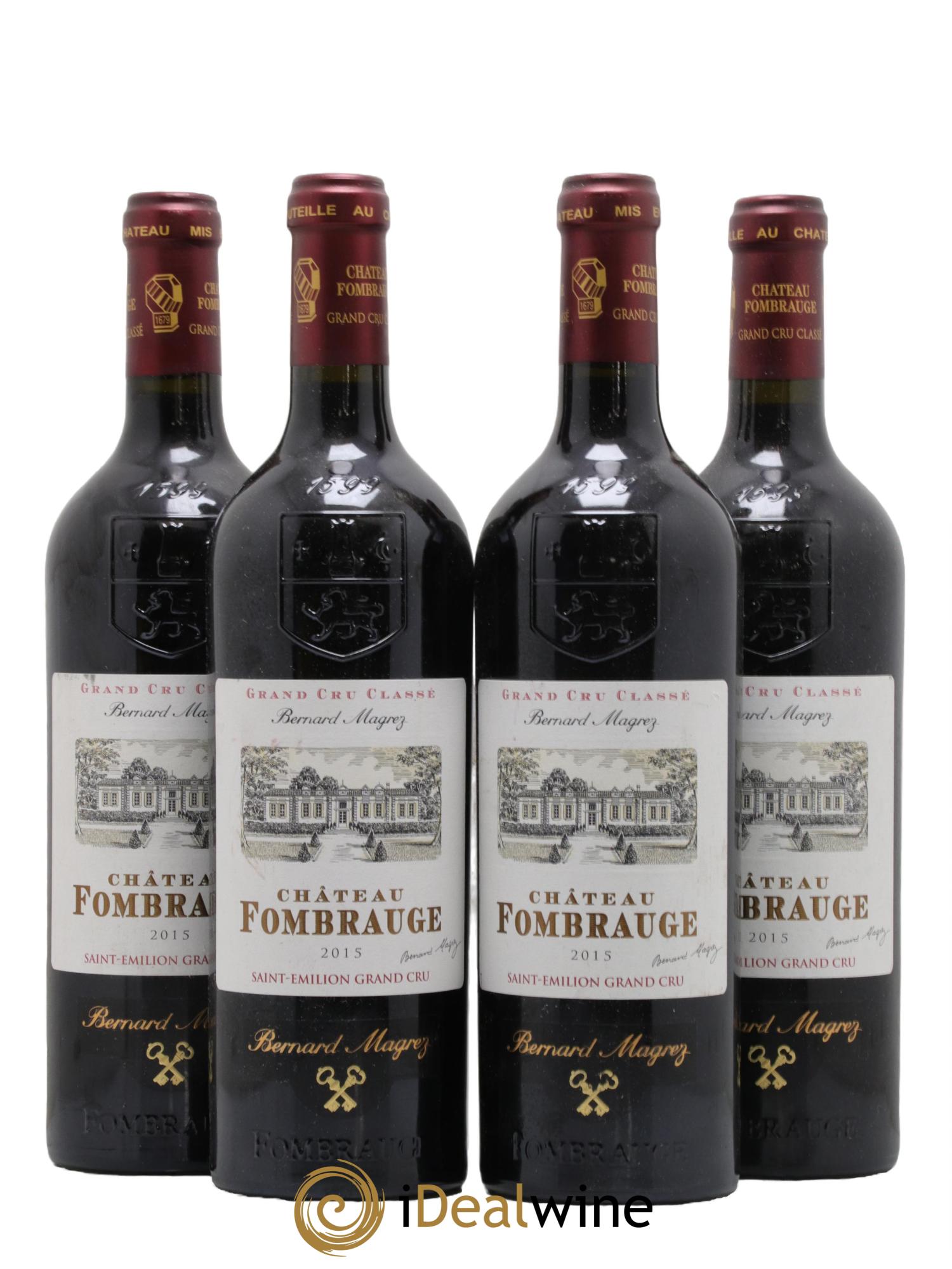 Château Fombrauge Grand Cru Classé  2015 - Lotto di 4 bottiglie - 0