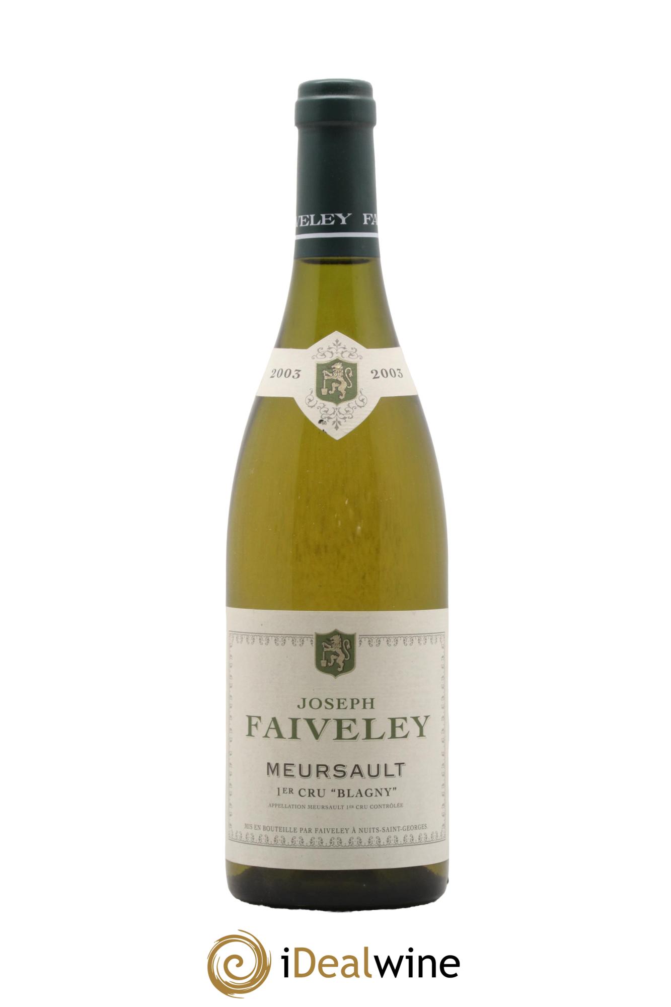 Meursault 1er Cru Blagny Joseph Faiveley 2003 - Lot de 1 bouteille - 0