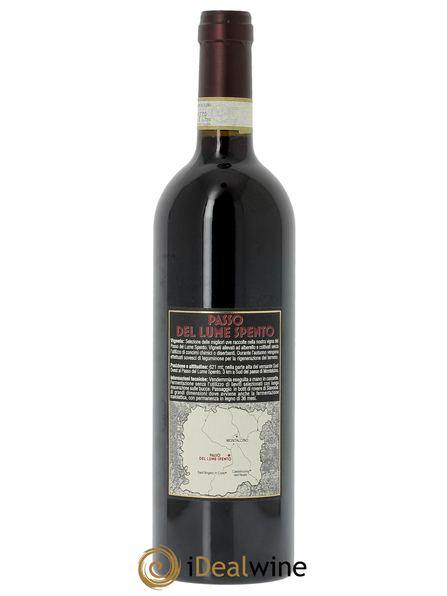 Brunello di Montalcino DOCG Le Ragnaie Passo Del Lume Spento  2018 - Lot de 1 bouteille - 1