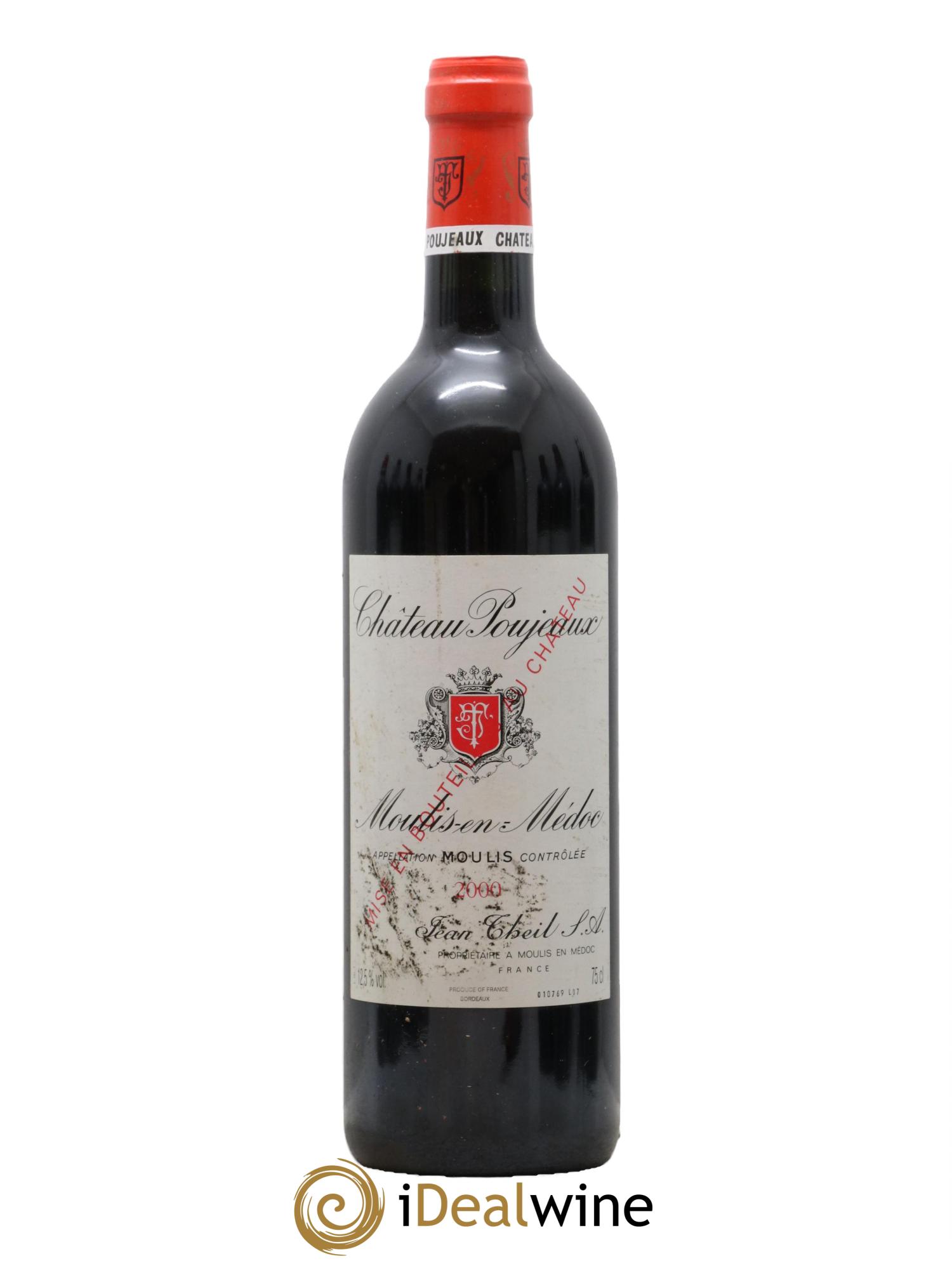 Château Poujeaux 2000 - Lot de 1 bouteille - 0