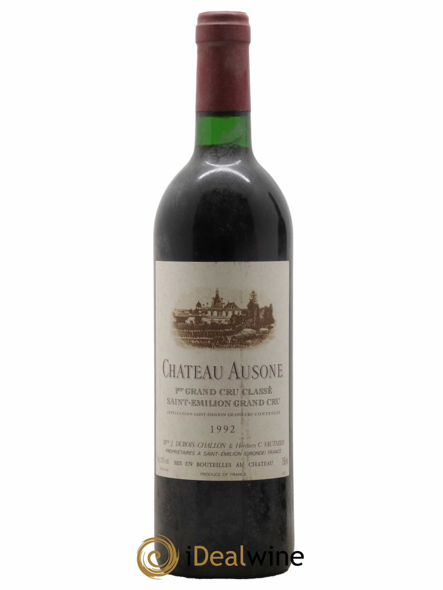 Château Ausone 1er Grand Cru Classé A 1992 - Lot de 1 bouteille - 0