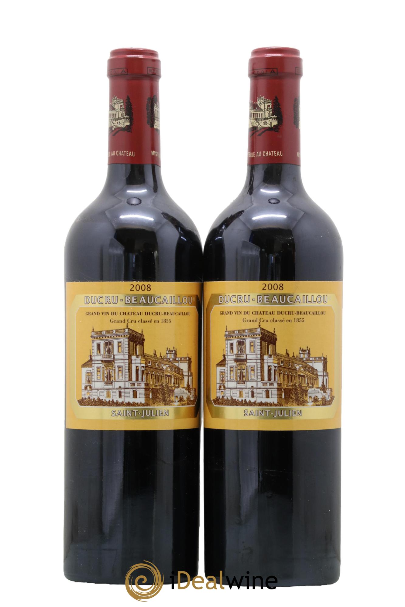 Château Ducru Beaucaillou 2ème Grand Cru Classé 2008 - Lot de 2 bouteilles - 0