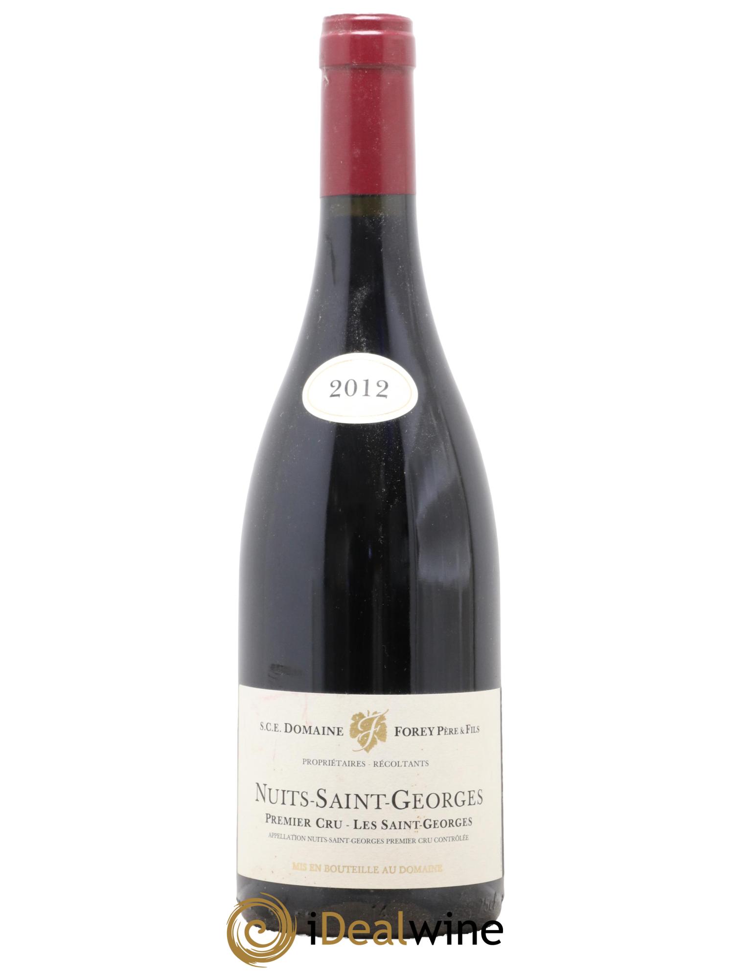 Nuits Saint-Georges 1er Cru Les Saint-Georges Forey Père et Fils (Domaine) 2012 - Lot de 1 bouteille - 0